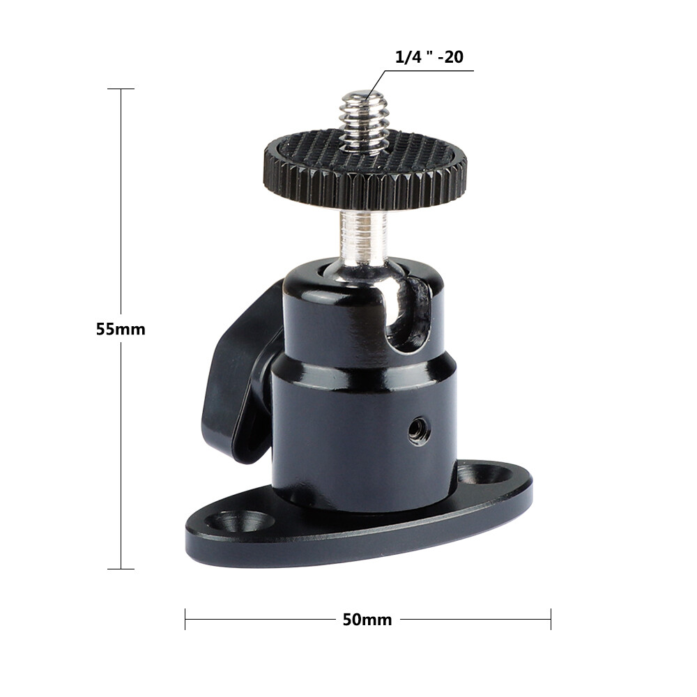 2x CAMVATE Wall Ceiling Mount with 1/4" Mini Ball Head for Surveillance Camera