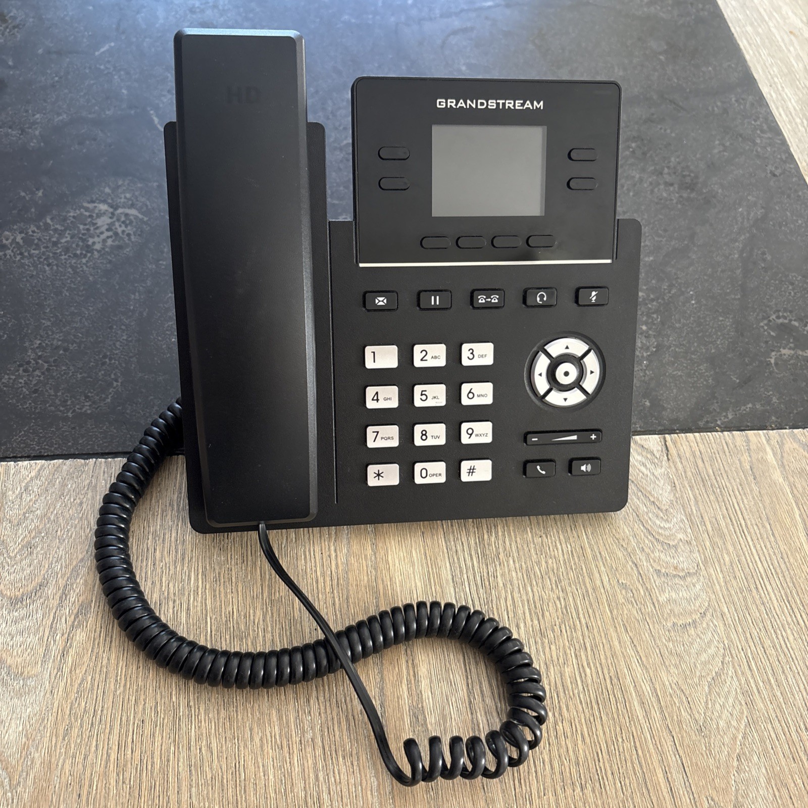 Grandstream GRP2612 Black Replacement W/ Handset- NO POWER CORD Included