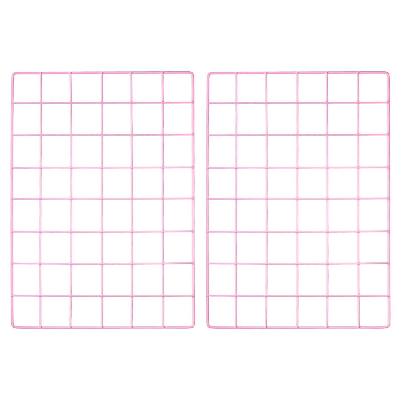 2 PCS Iron Wire Grid Panel Decorative Photo Pictures Display Board 16x12 Inch