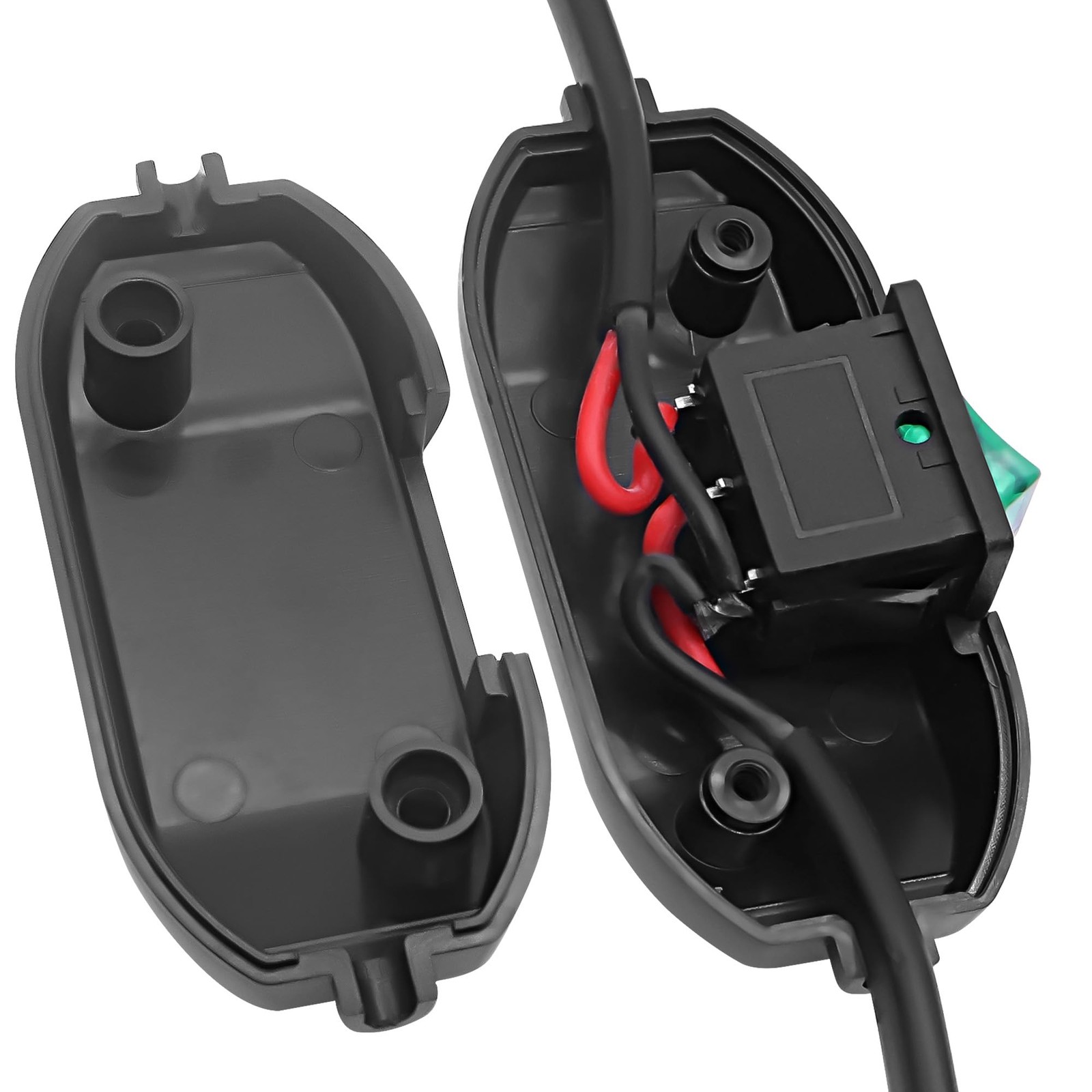 Inline Cord Switch 12V 24V/3A Toggle ON/Off Rocker Button Switch with Prewire...