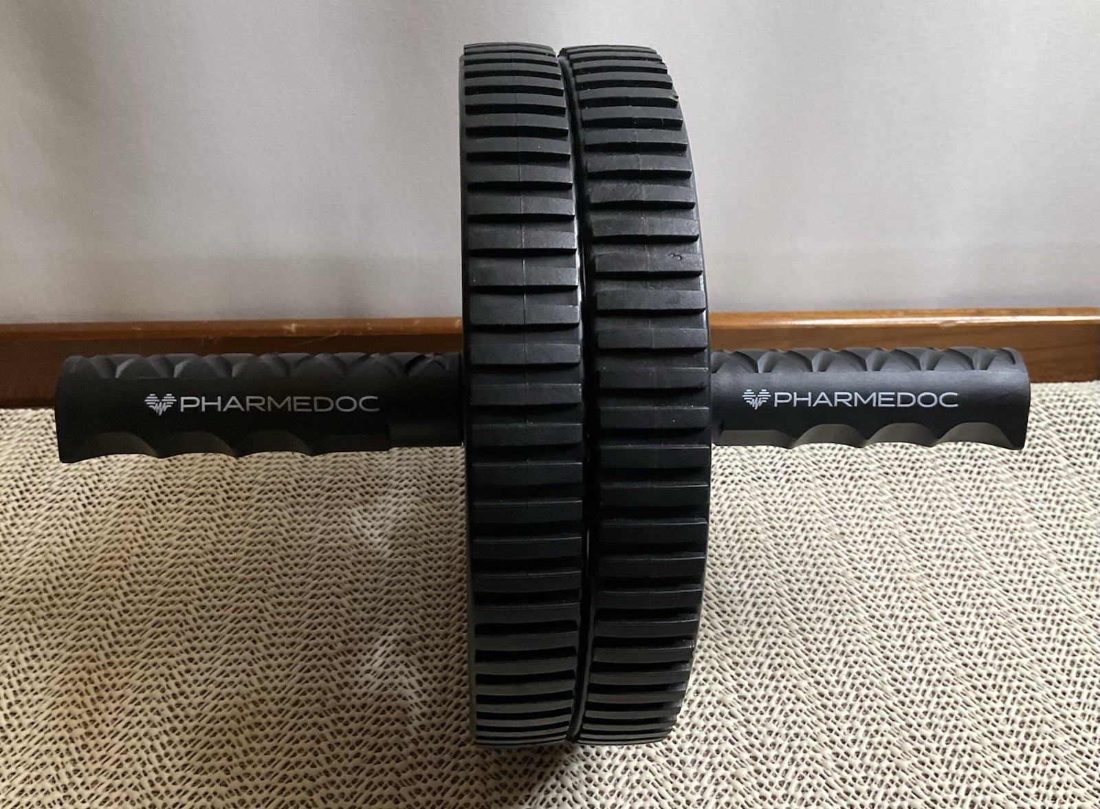 PHARMEDOC Dual Abs Wheel Roller Fitness Abdominal Core Workout Exercise