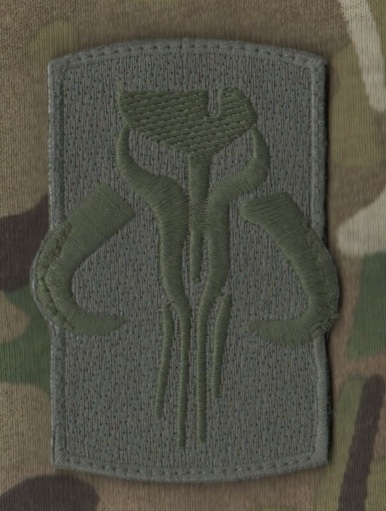 JSOC JOINT TASK FORCE JTF vêlkrö MULTICAM PATCH: STAR WARS MANDALORIANS SKULL