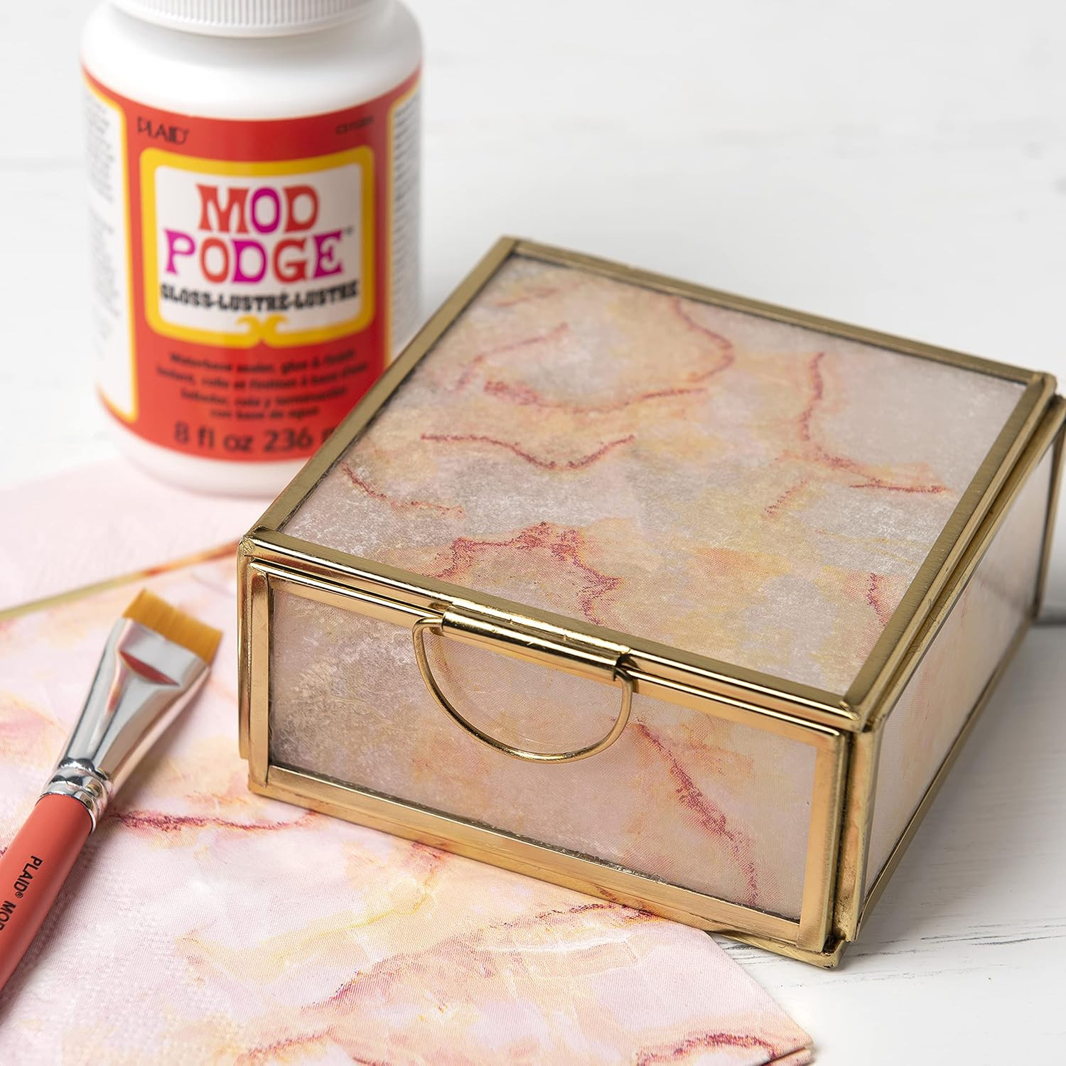 Mod Poge Gloss Sealer & Finish - All-in-One Craft Solution, 16 Oz.