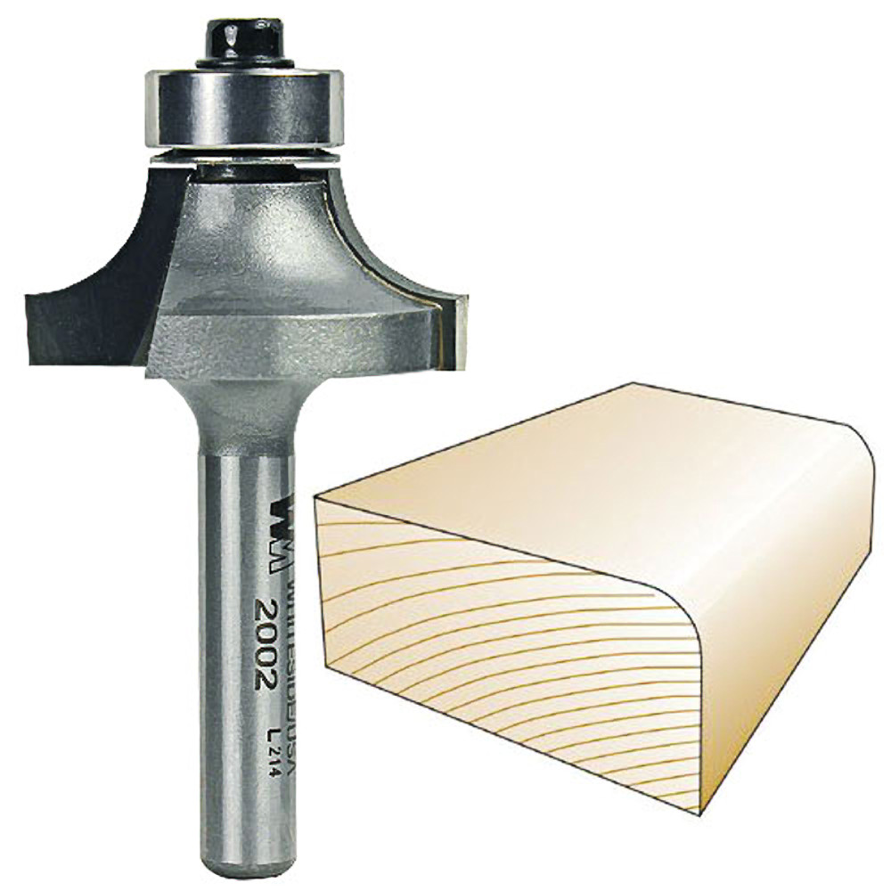 Whiteside 2002 Roundover Bit 1/4 in. SH x 5/16 in. R