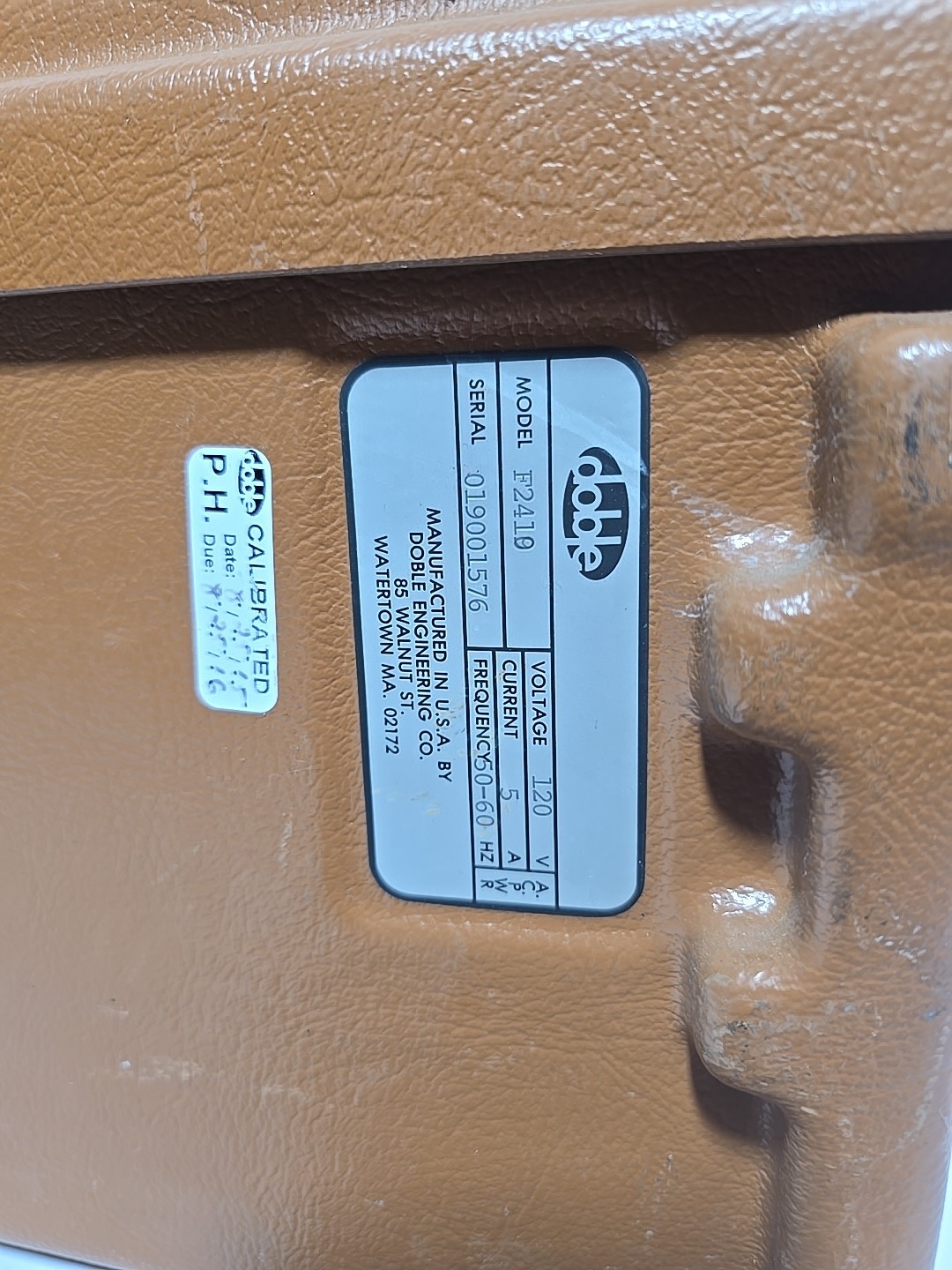 DOBLE F2410 / SLAVE DC TEST SOURCE BATTERY SIMULATOR