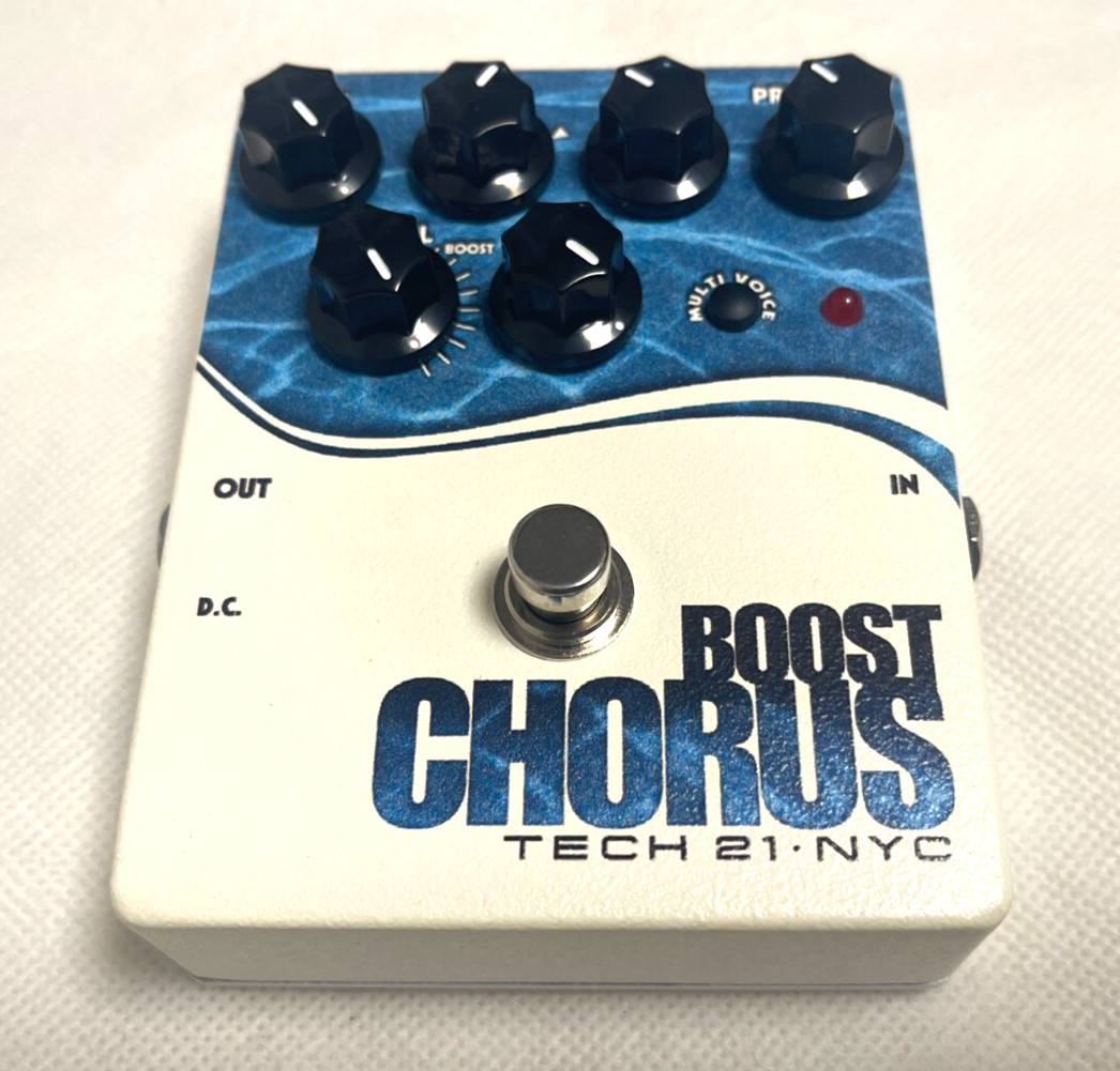 TECH21 NYC Boost Chorus Guitar Effects Pedal