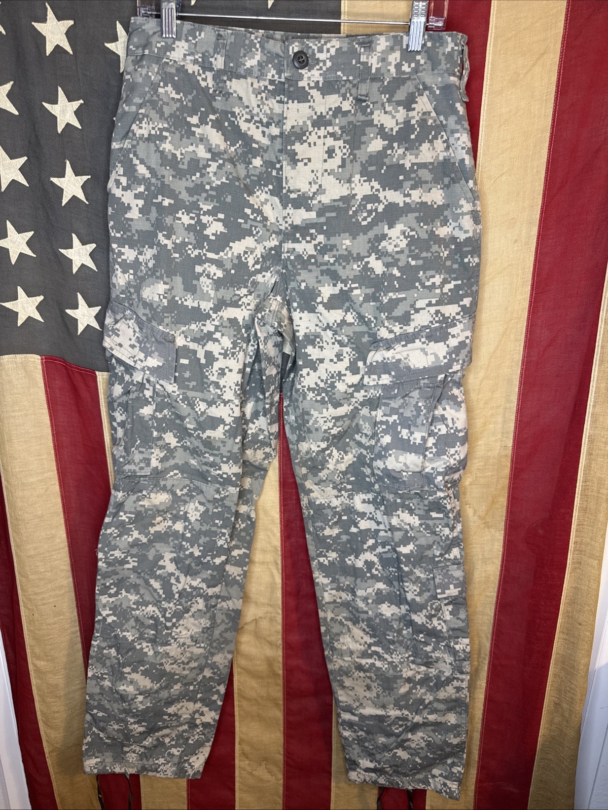 Small Long - Army Combat Pants ACU Digital Camo USGI B014