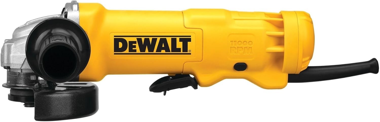 DEWALT DWE402 4.5-Inch Angle Grinder, 11 Amp, 11,000 RPM with Paddle Switch NEW