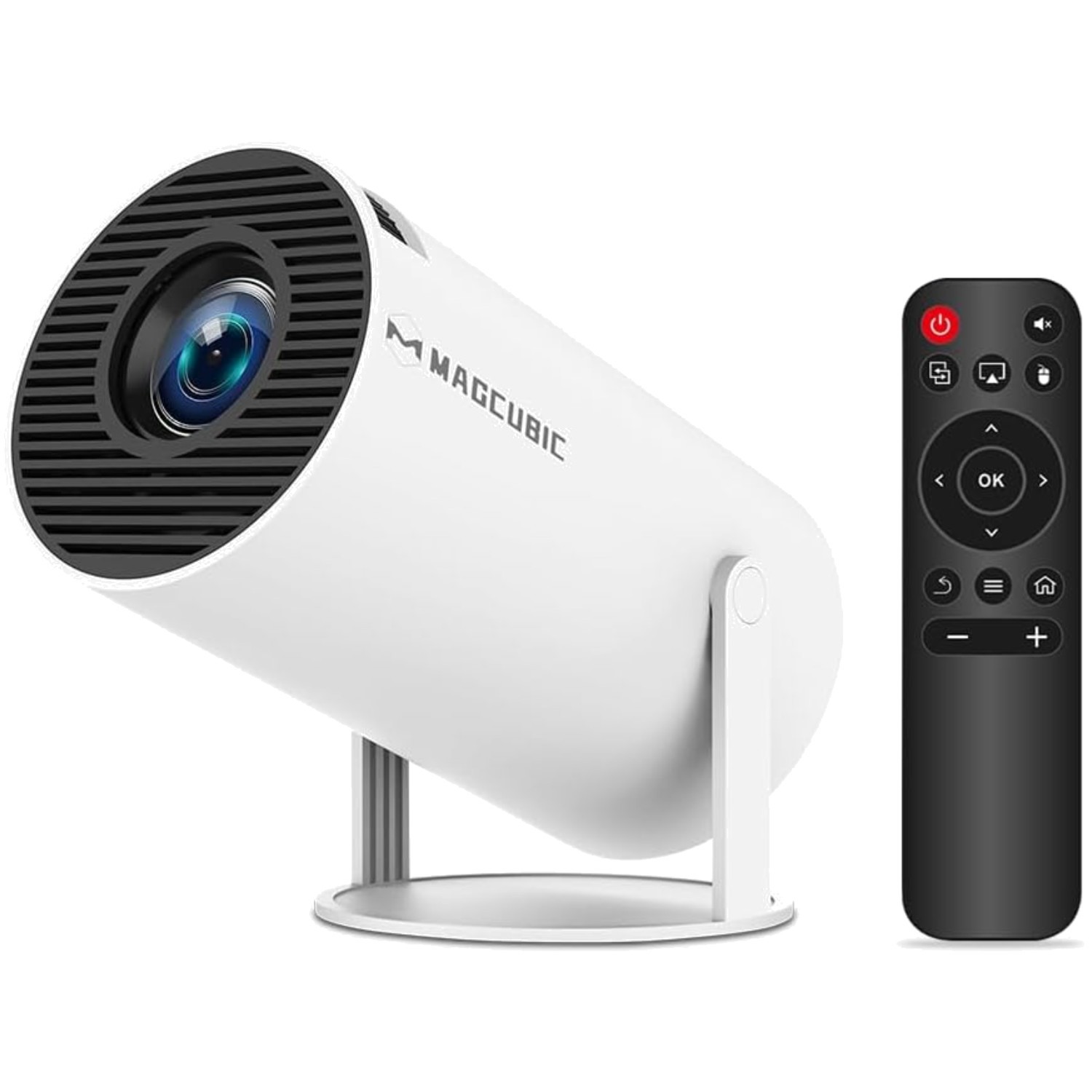 High-Resolution Mini Projector - 180° Adjustable, Ideal for Education & Business