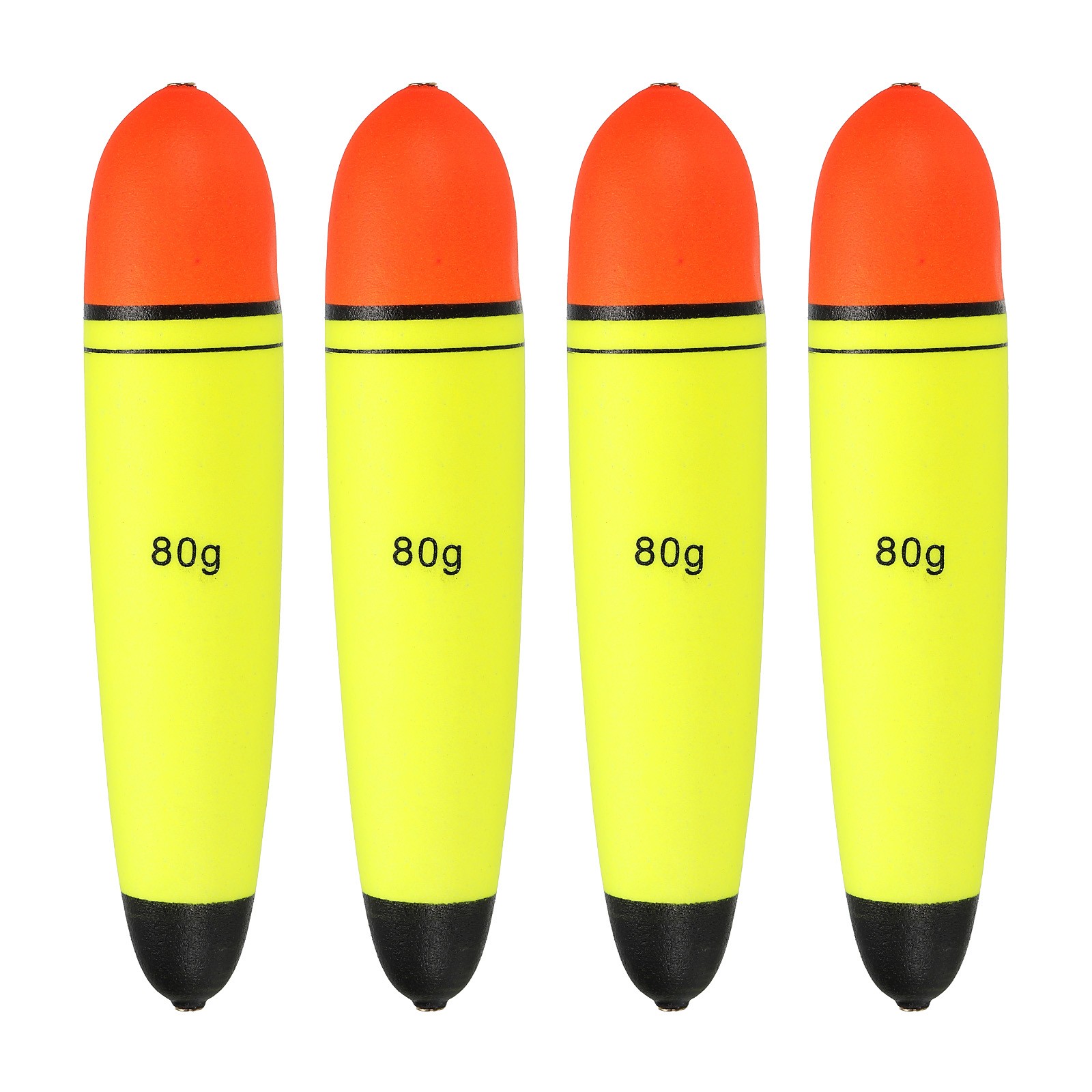 4 Pack 2.8oz Fishing Slip Bobbers EVA Fishing Float Yellow