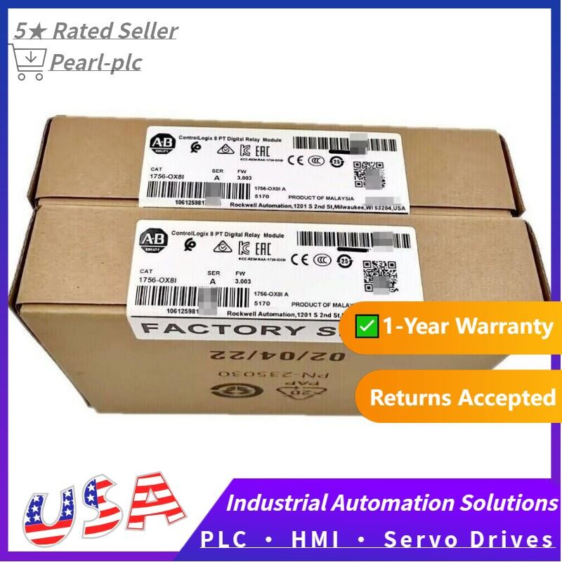 1756-OX8I New AB ControlLogix 8 Pt Digital Relay Module 1756OX8I US Free Tax