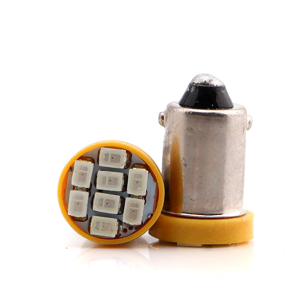 100Pcs DC AC 6V 6.3V BA9S 1889 1895 T11 T4W 1893 64111 Pinball LED Light Bulbs