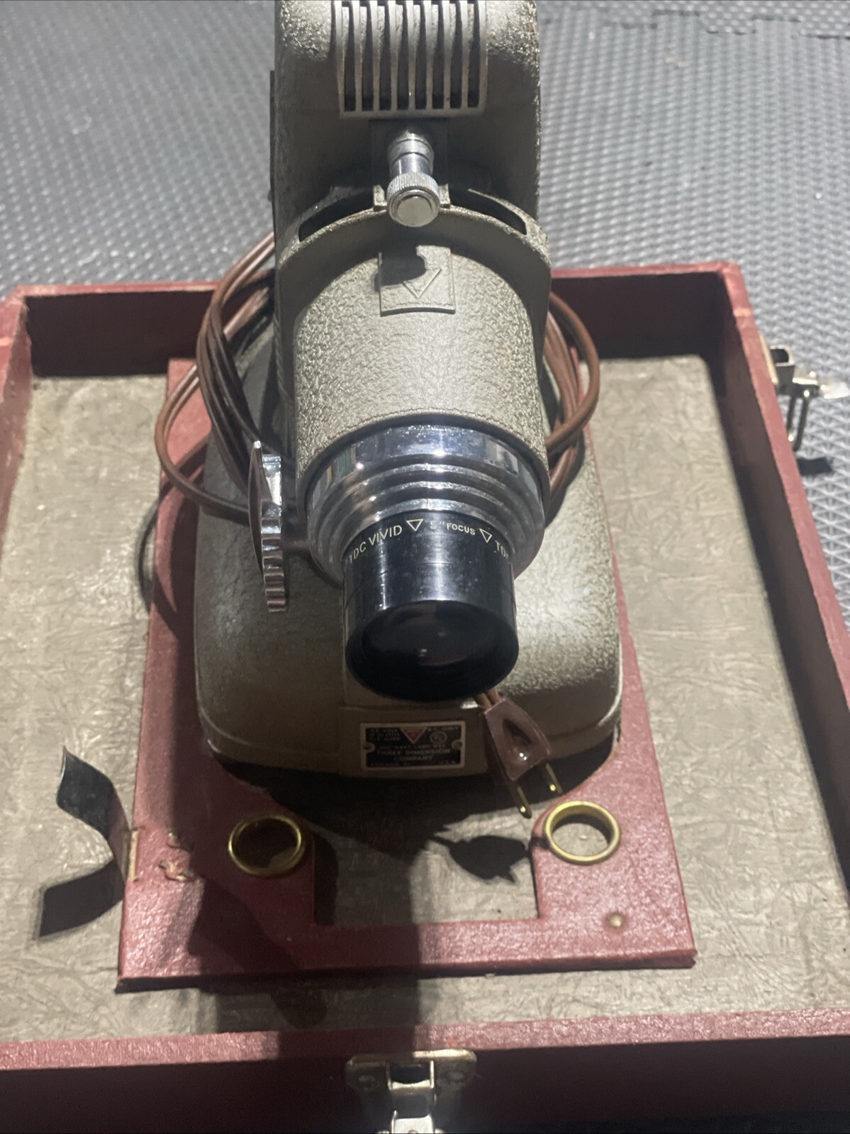 TDC Vivid “Selectron” Slide Projector. Excellent Cond. for 1950’s Era.
