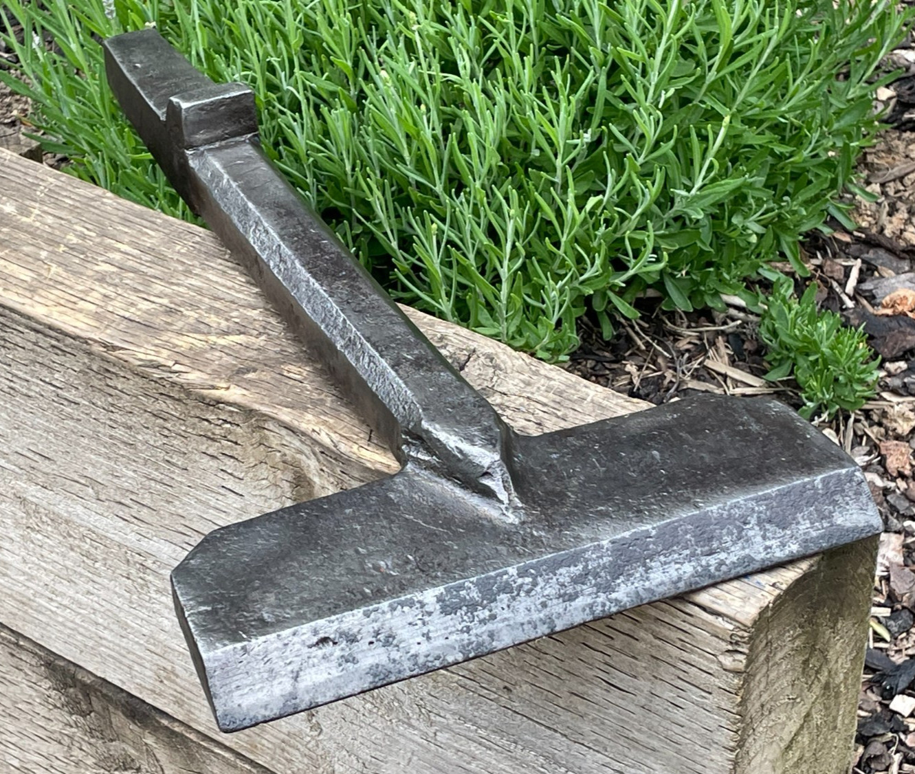 Vintage Large Cut Off Blacksmiths Stake Anvil Tinsmith Old Tool 9-3/4" wide
