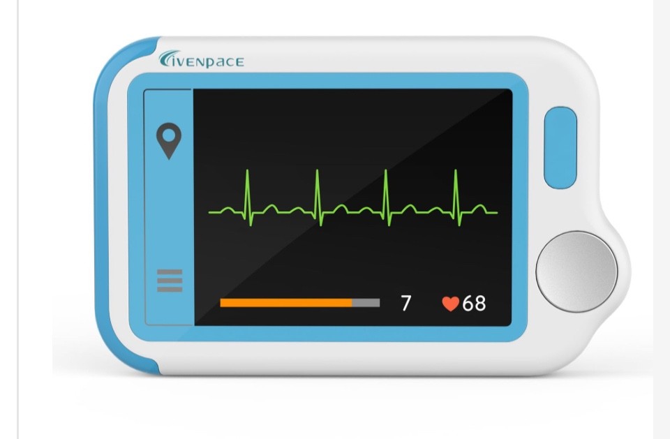 Livenpace Home Heart Health Monitor, Portable Heart Rate Device With Electrode P