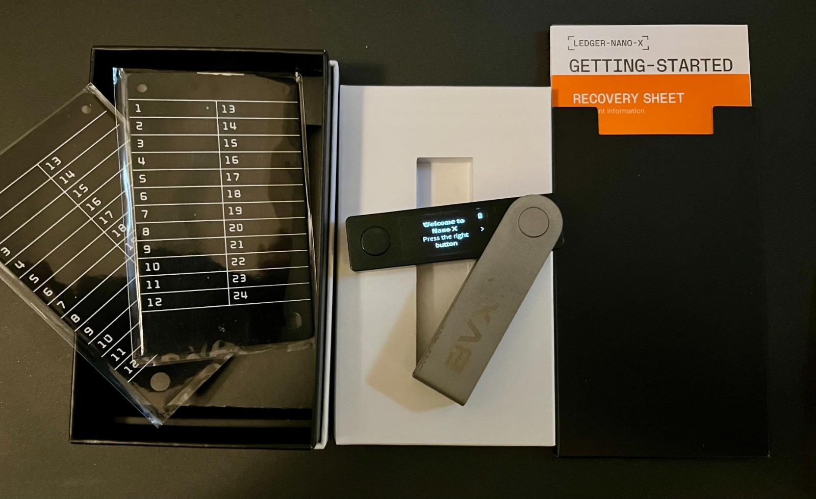 Ledger Nano X Crypto Hardware Wallet w/ RovyVon RX10 Hard Case Box Tested
