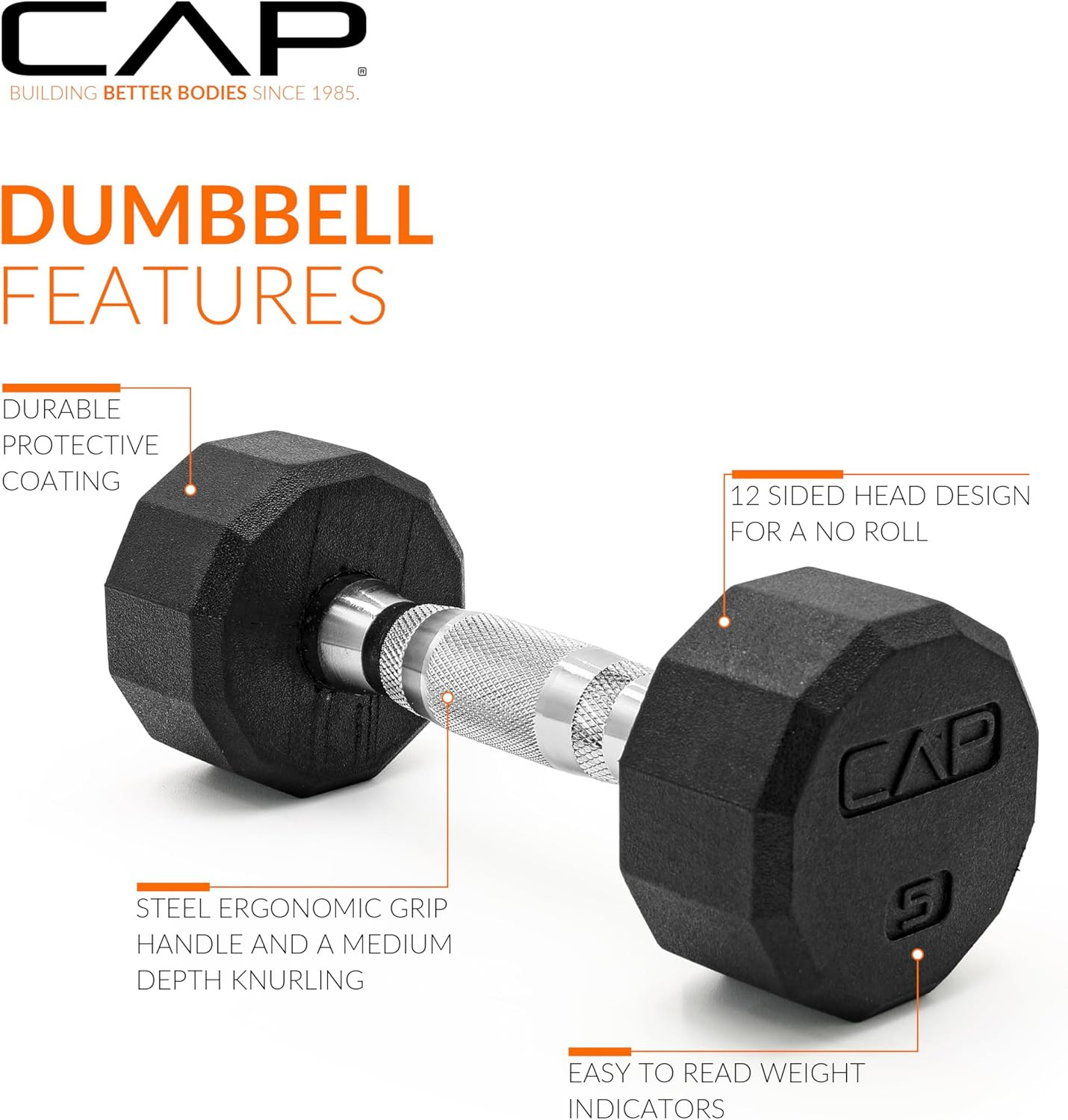 Coated Dumbbell Weight | Multiple Options