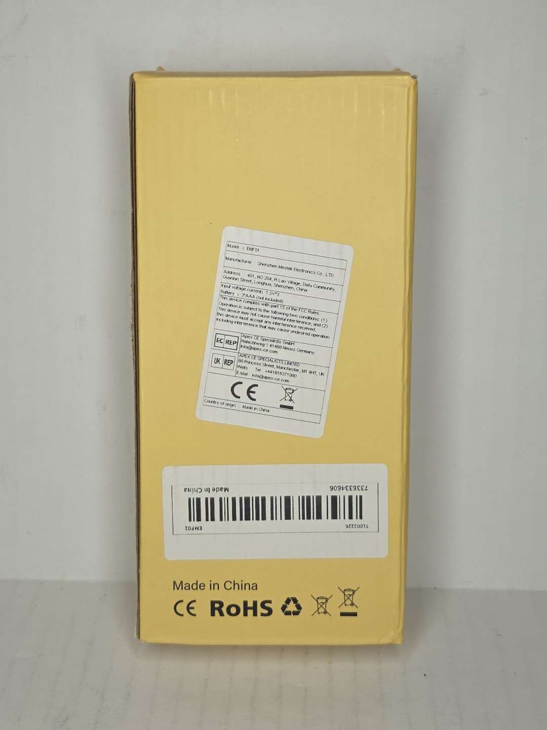 MESTEK Electromagnetic Radiation Detector multidirectional EMF01