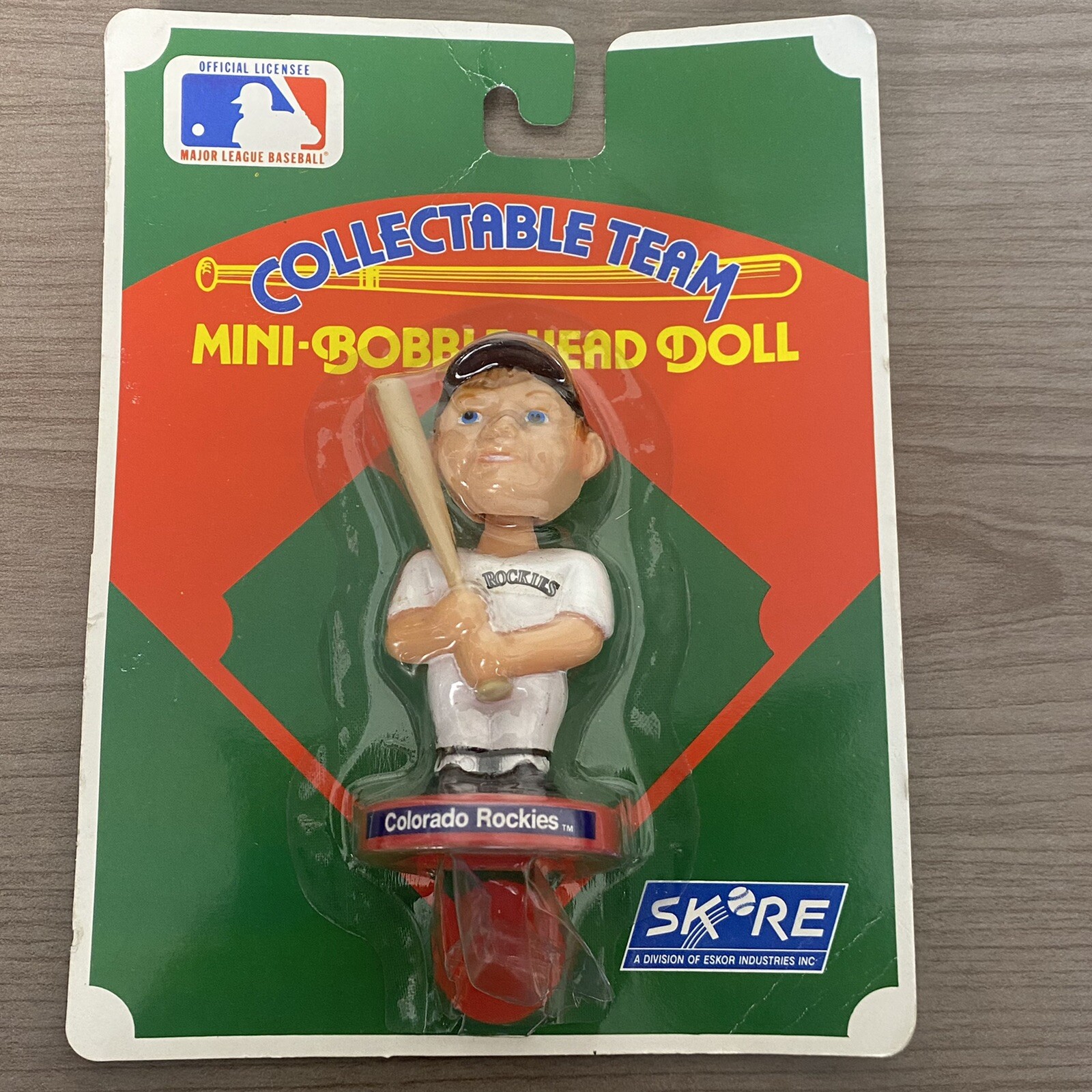 1989 Skore Mini-Bobblehead Colorado Rockies Collectable MLB Baseball-Rare
