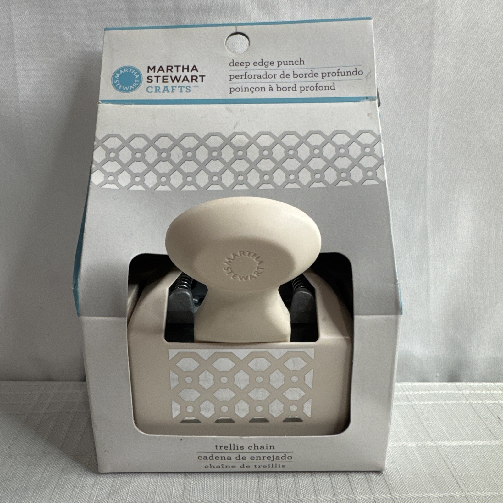 Martha Stewart Crafts Trellis Chain Deep Edge Punch Scrapbooking Tool NEW