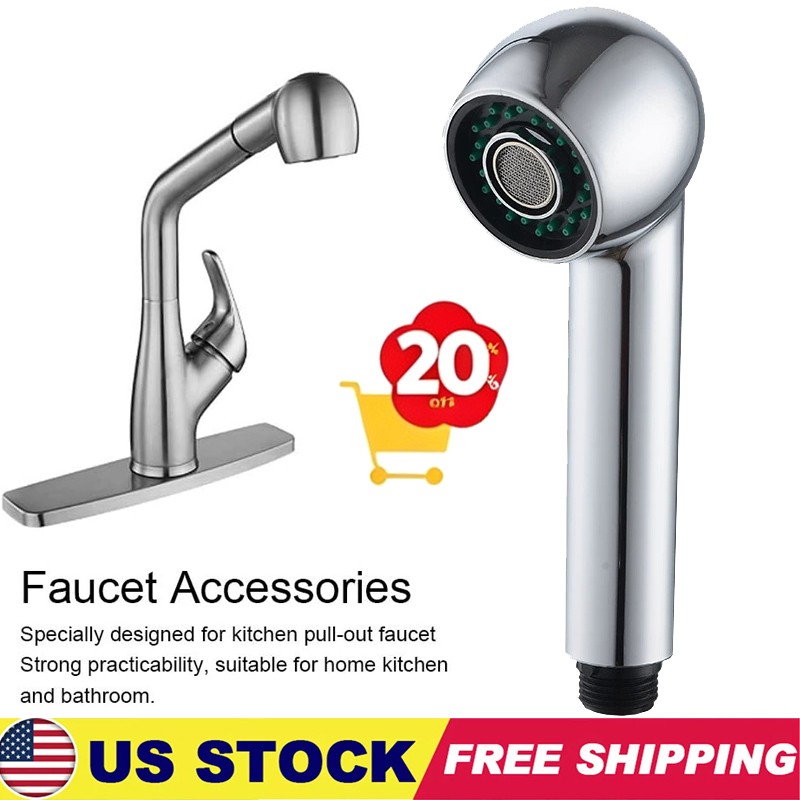 Replacement Sprayer Pull Out Spray Head for Kitchen Sink Pull-Down Faucet G1/2