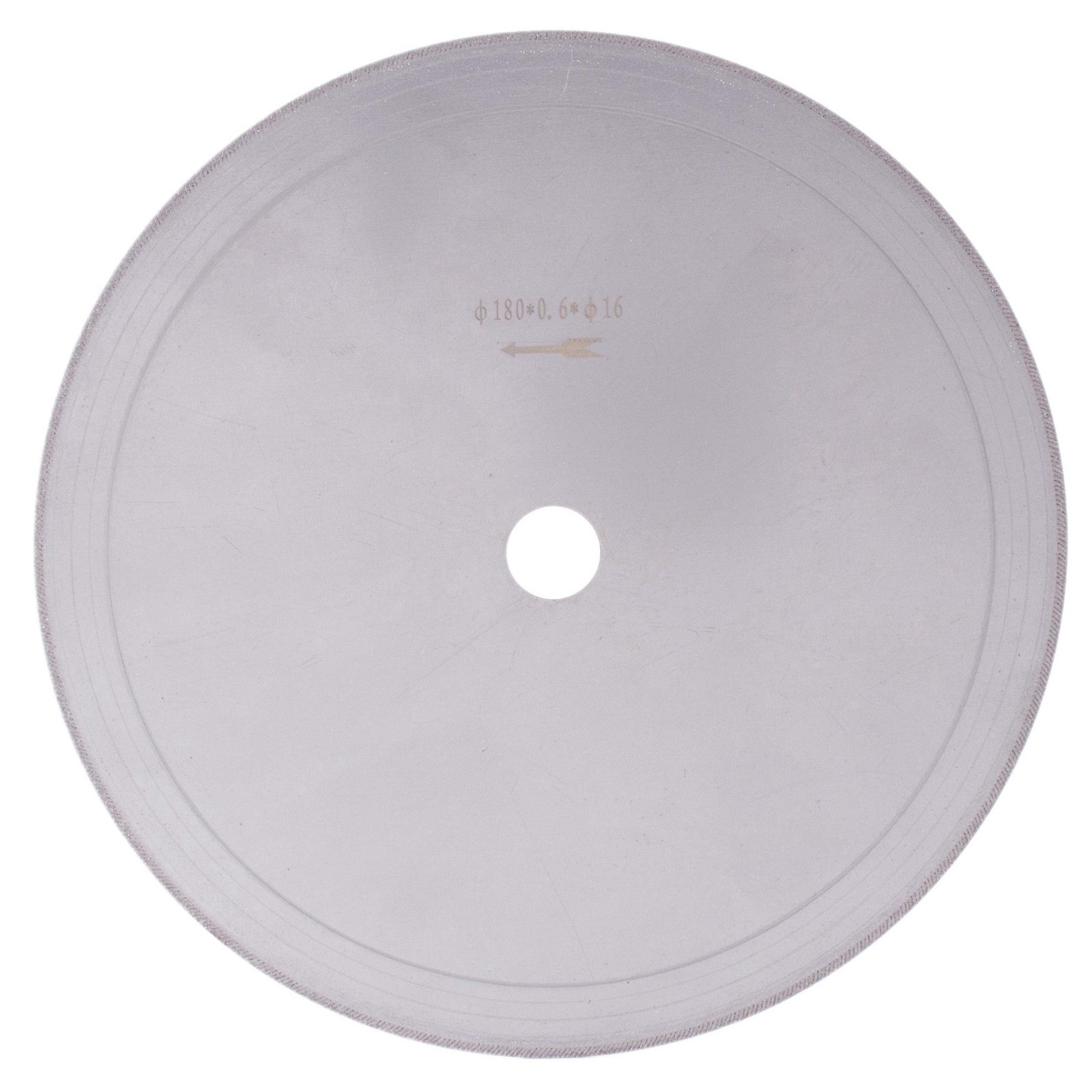 7" Diamond Saw Blades Lapidary Saw 0.6mm Core Thickness for Glass Rock Cutting