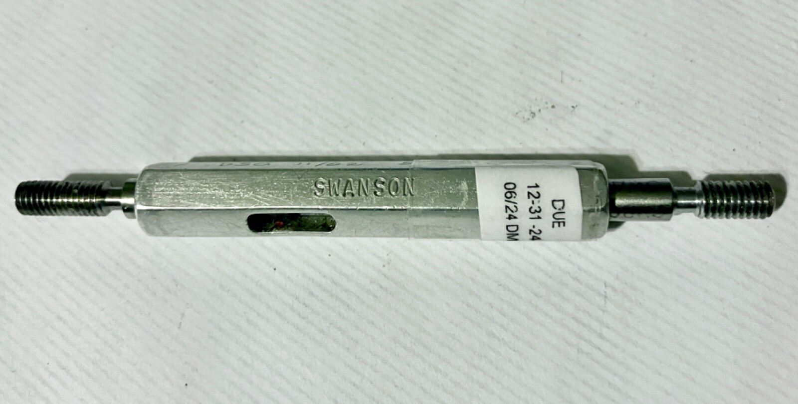 SWANSON 8-36 UNF-3B THREAD PLUG GAGE GO .1460 / NO GO .1487