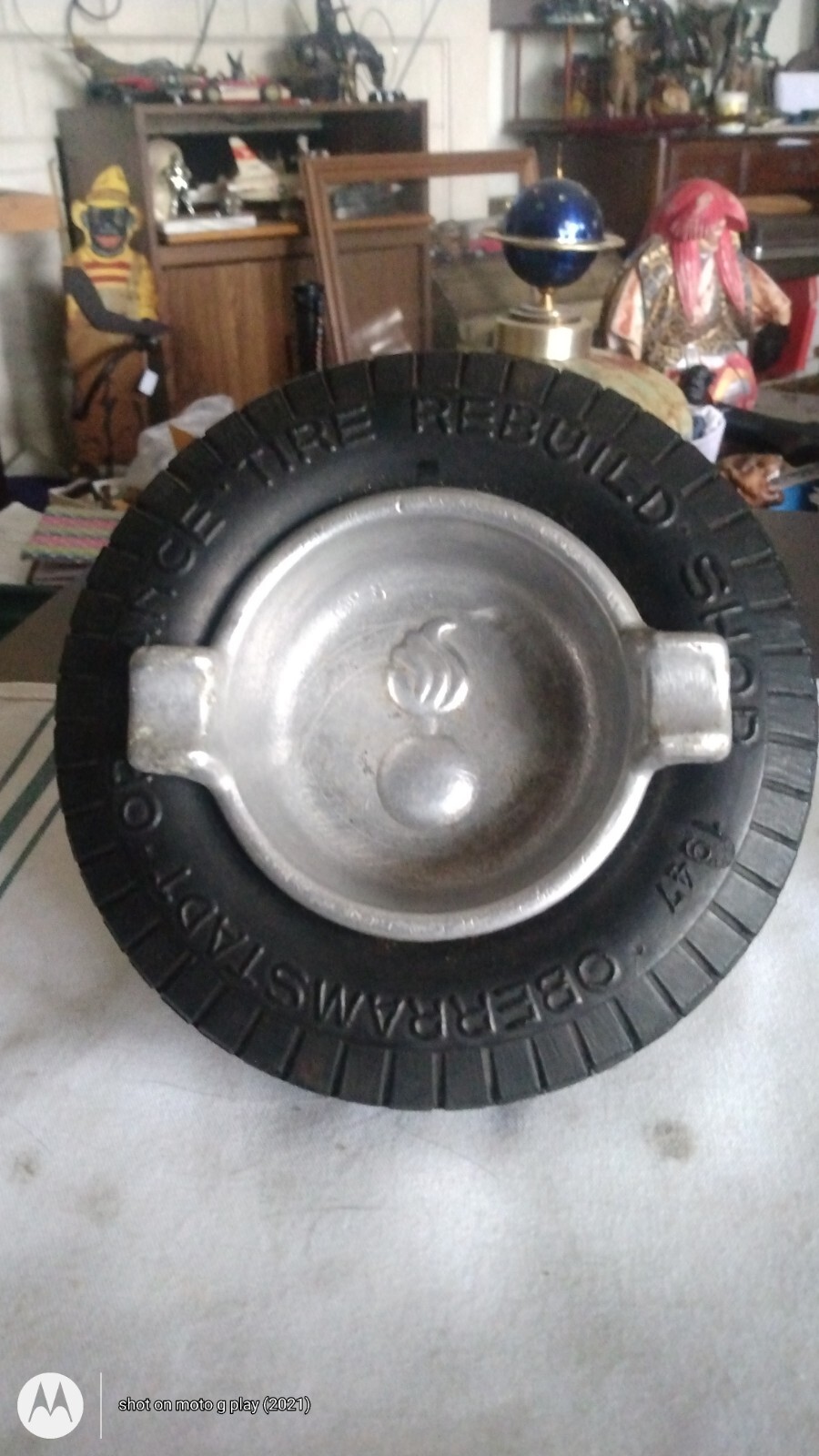 Rare 1947 Occupied Germany Oberramstadt Ordinance Tire Rebuild Shop 7844th Tire
