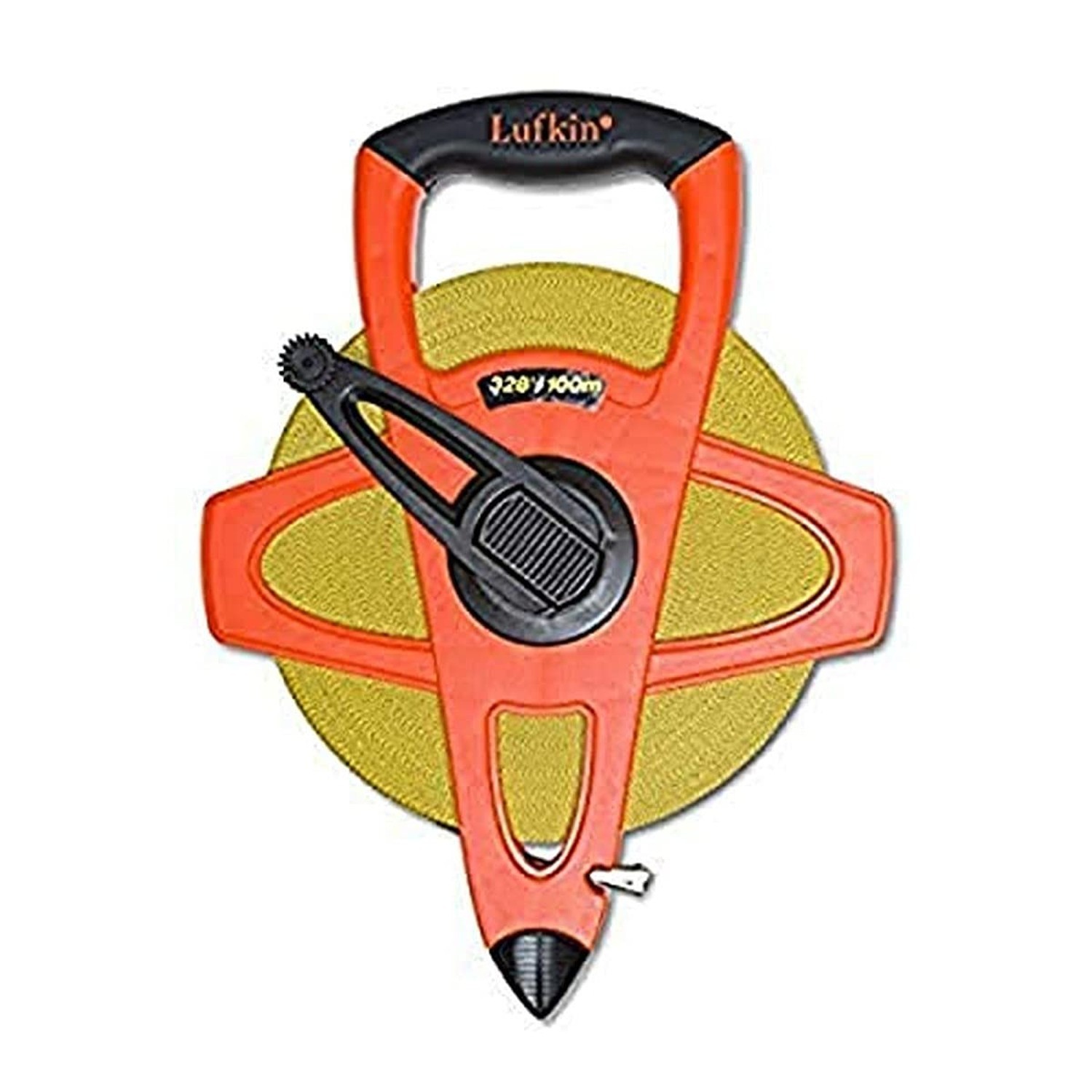 Lufkin FE200D 1/2" x 200' Engineer's Hi-Viz® Orange Fiberglass Tape Measure