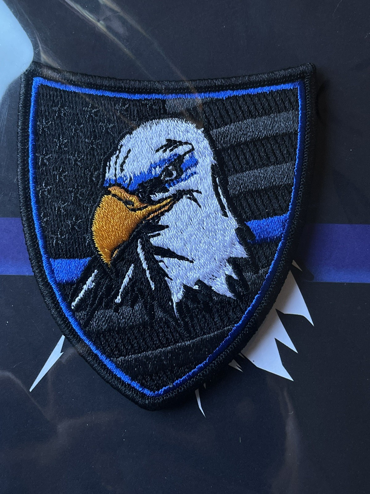 Blue Line Liberty Tactical Morale Patch, Modern Arms Limited, Embroidered