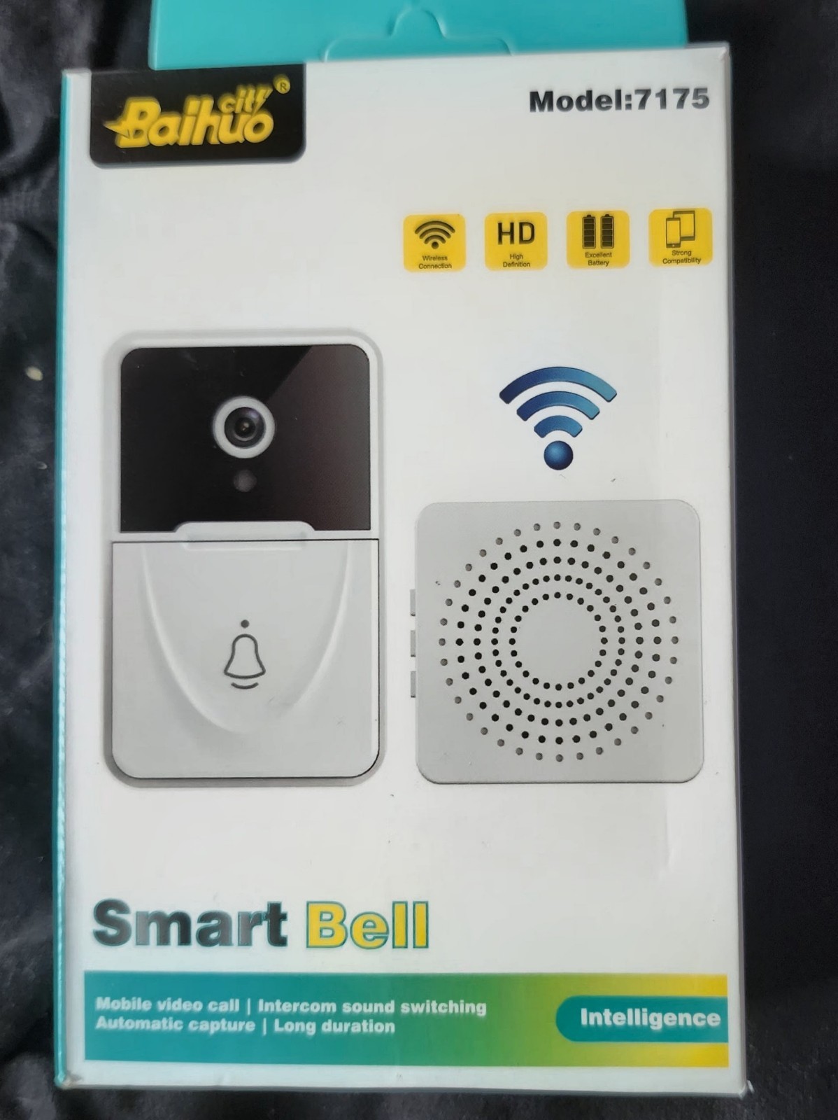 Wireless Smart WiFi Doorbell Video Camera Intercom New Home Security