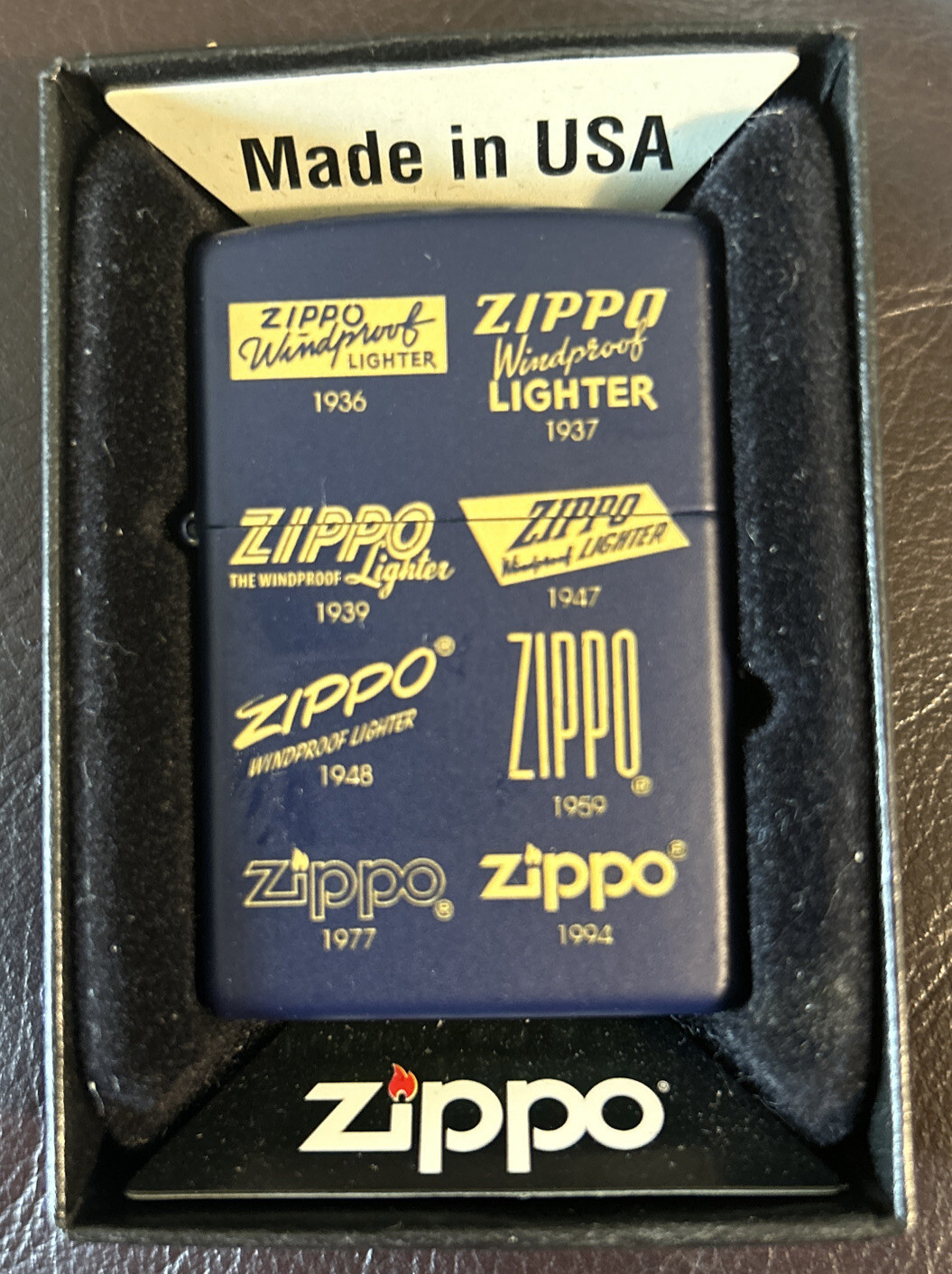Zippo Planeta Logos #239 New In Box Lighter
