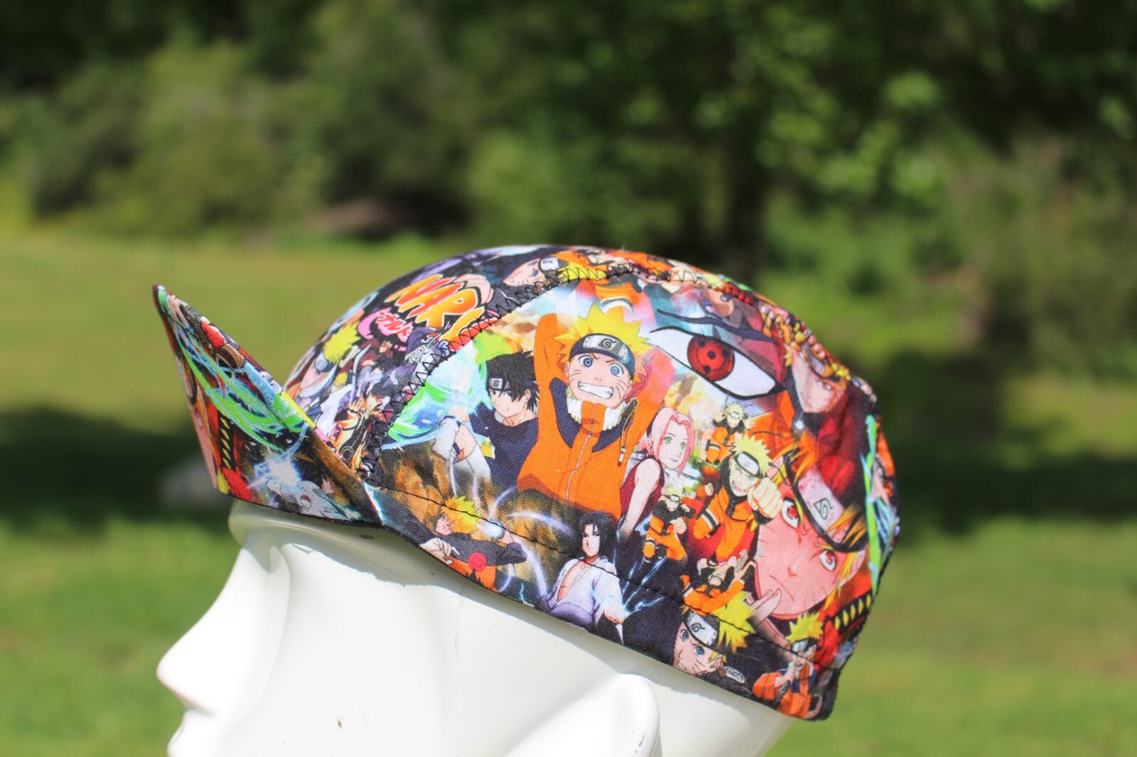 Cycling cap 100% JAPANESE ANIME handmade new