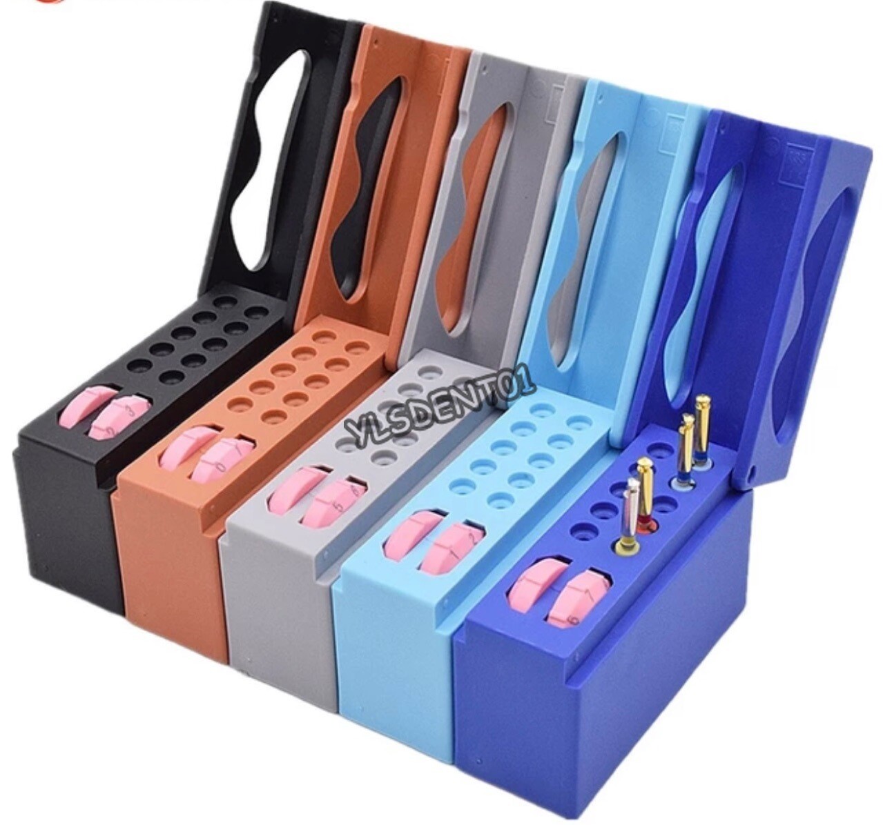 Dental 10 Holes Endo Files Holder Memory Autoclavable Endo Box Endodontic