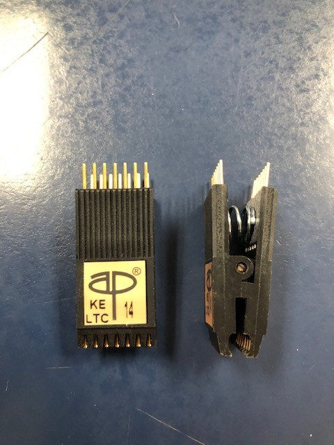 TEST CLIP DIP 14 PIN AP PRODUCTS or 3M  LTC 14 NEW  GREAT CONDITION! LTC 14