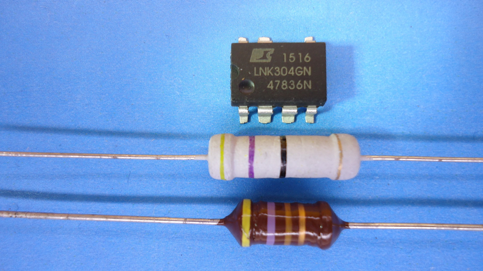 LNK304GN + resistor 47 Ohm 3W + choke repair kit AEG, Whirlpool, Bauknecht...