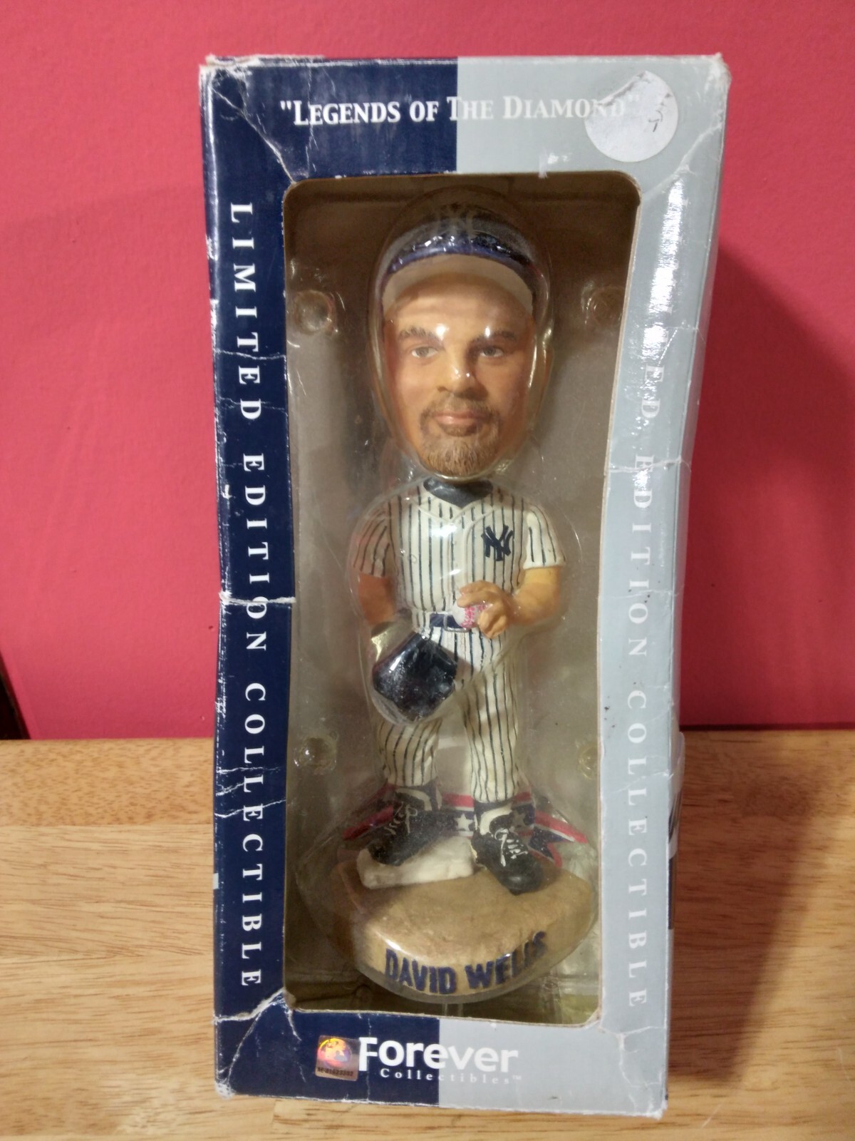 David Wells Legends of the Diamond Limited Edition Collectible NY Yankees w Box
