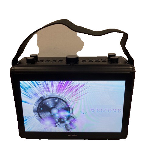 Portable Karaoke Machine V-08 Bluetooth Speaker with Wireless Microphones