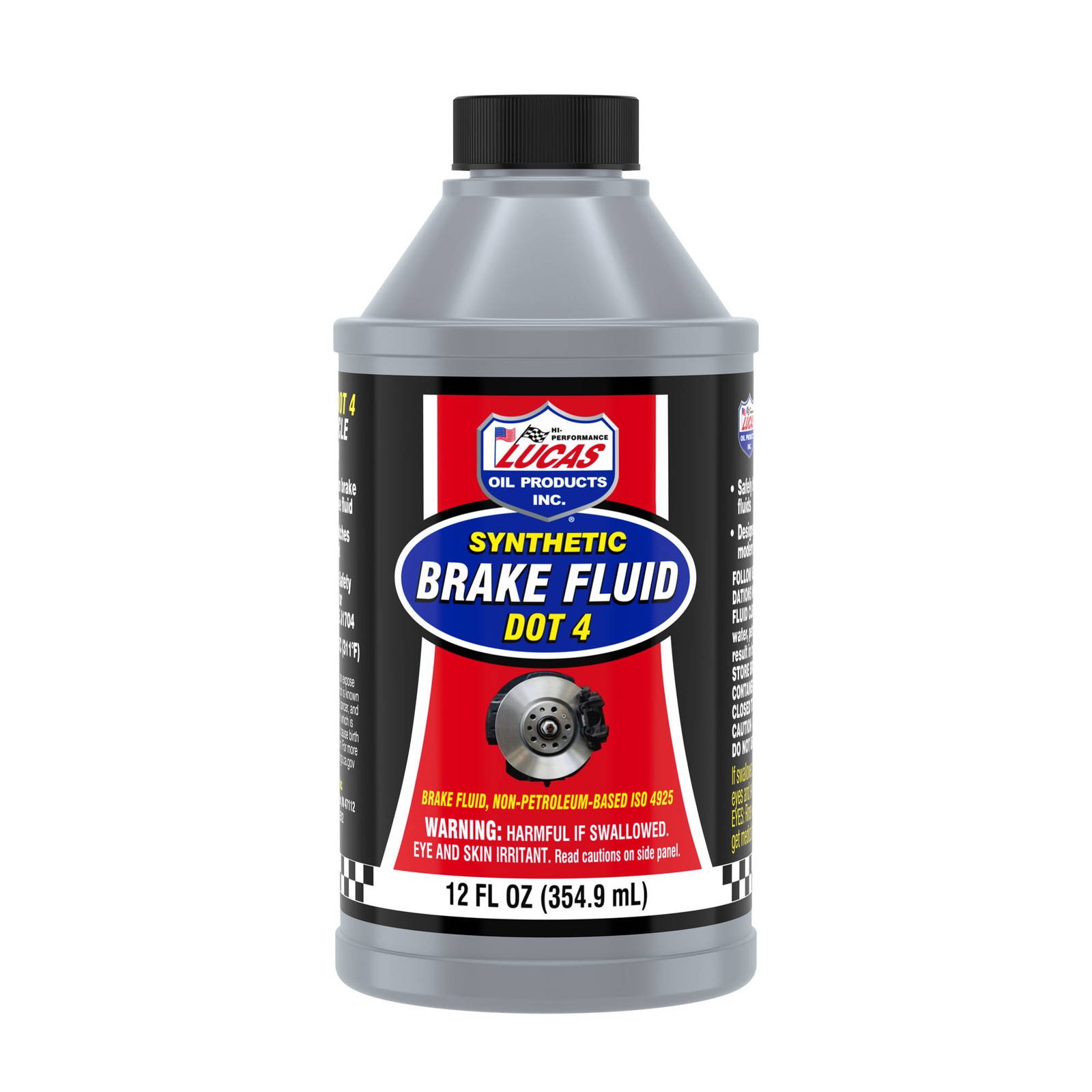 Lucas Brake Fluid - DOT 4 - Synthetic - 12.00 oz - Each