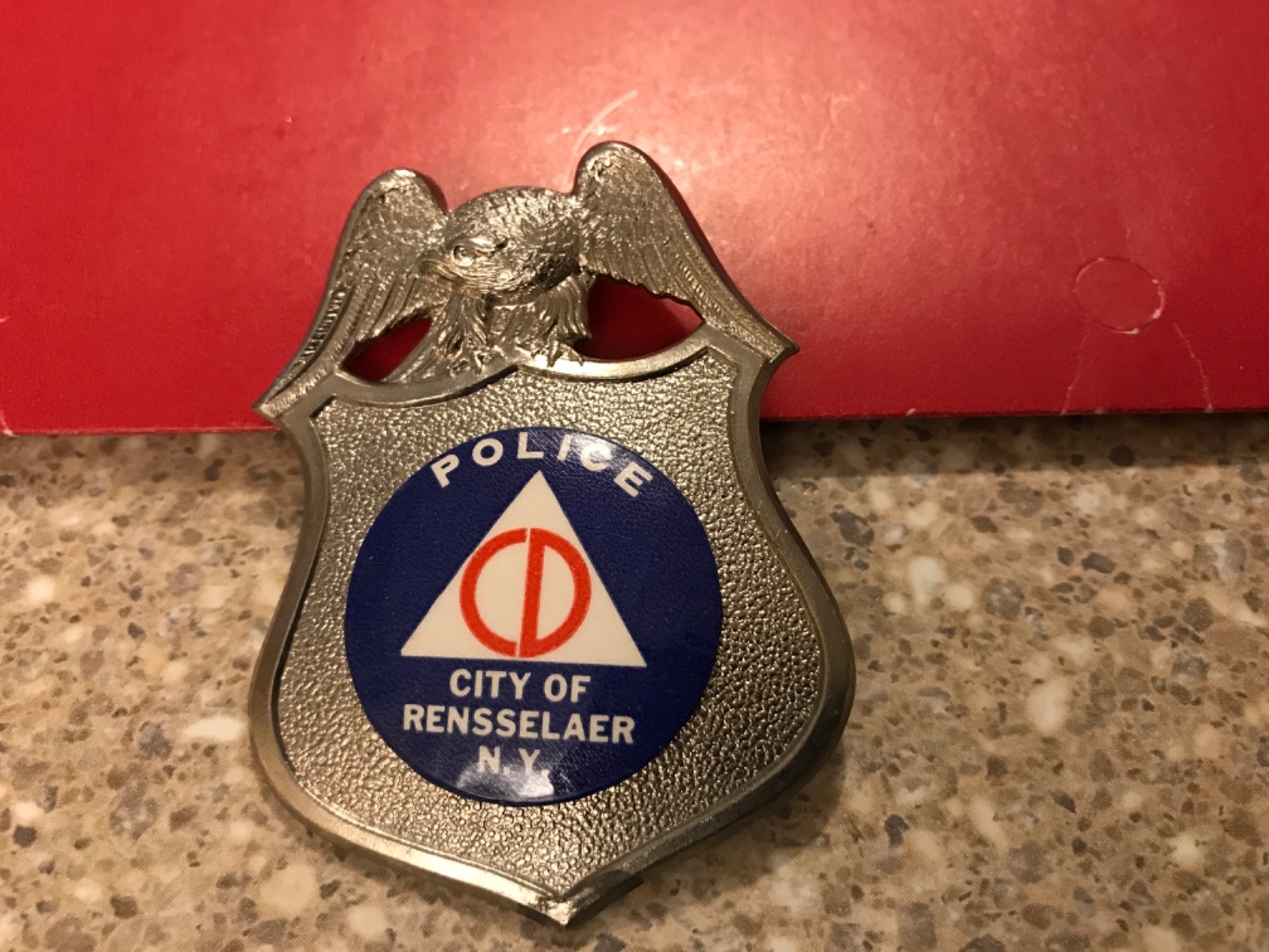 Police Civil Defense, City of Rensselaer, NY Breast Badge Circa 1950’s