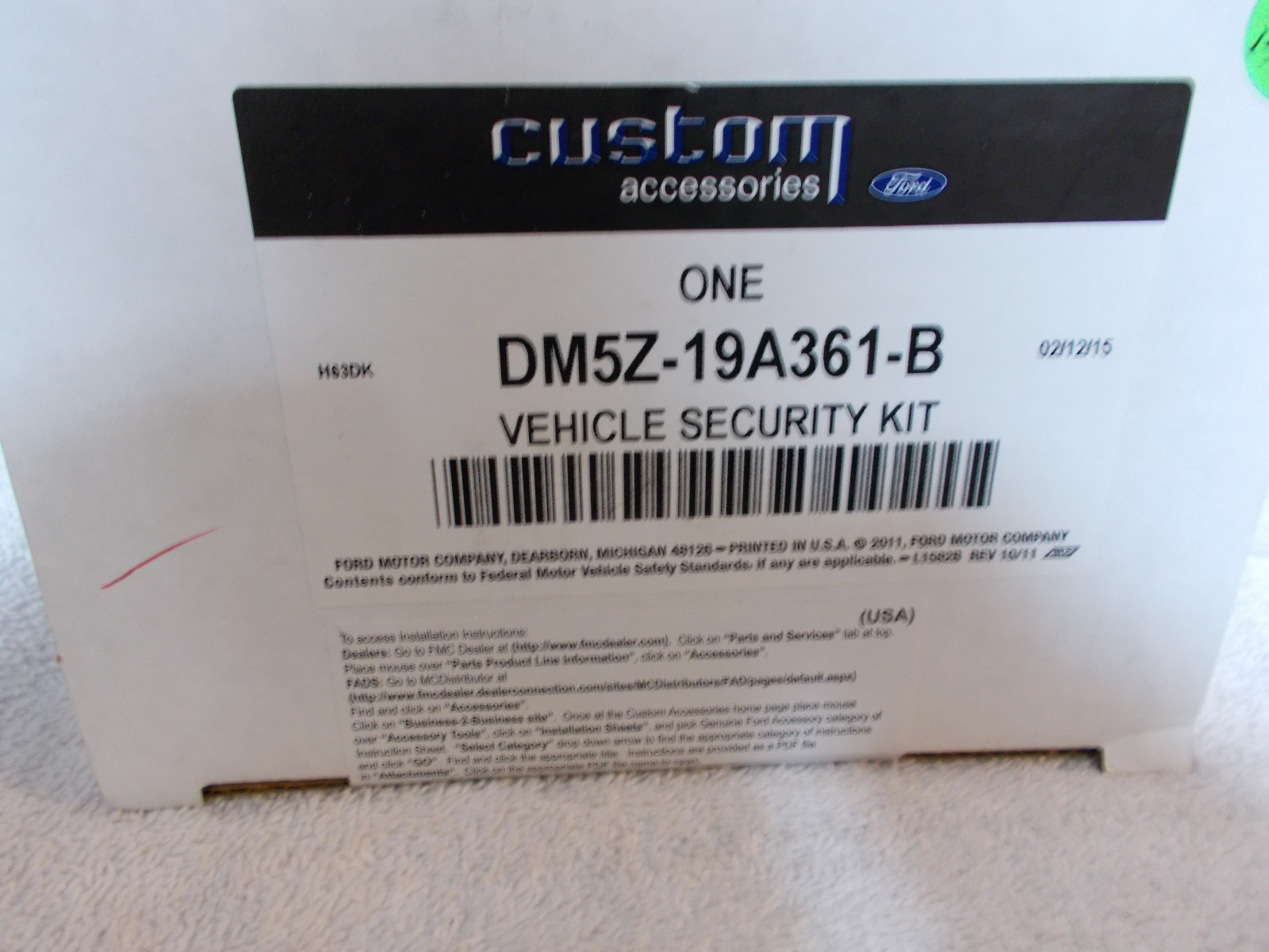 New Ford OEM Vehicle Security System DM5Z19A361B.