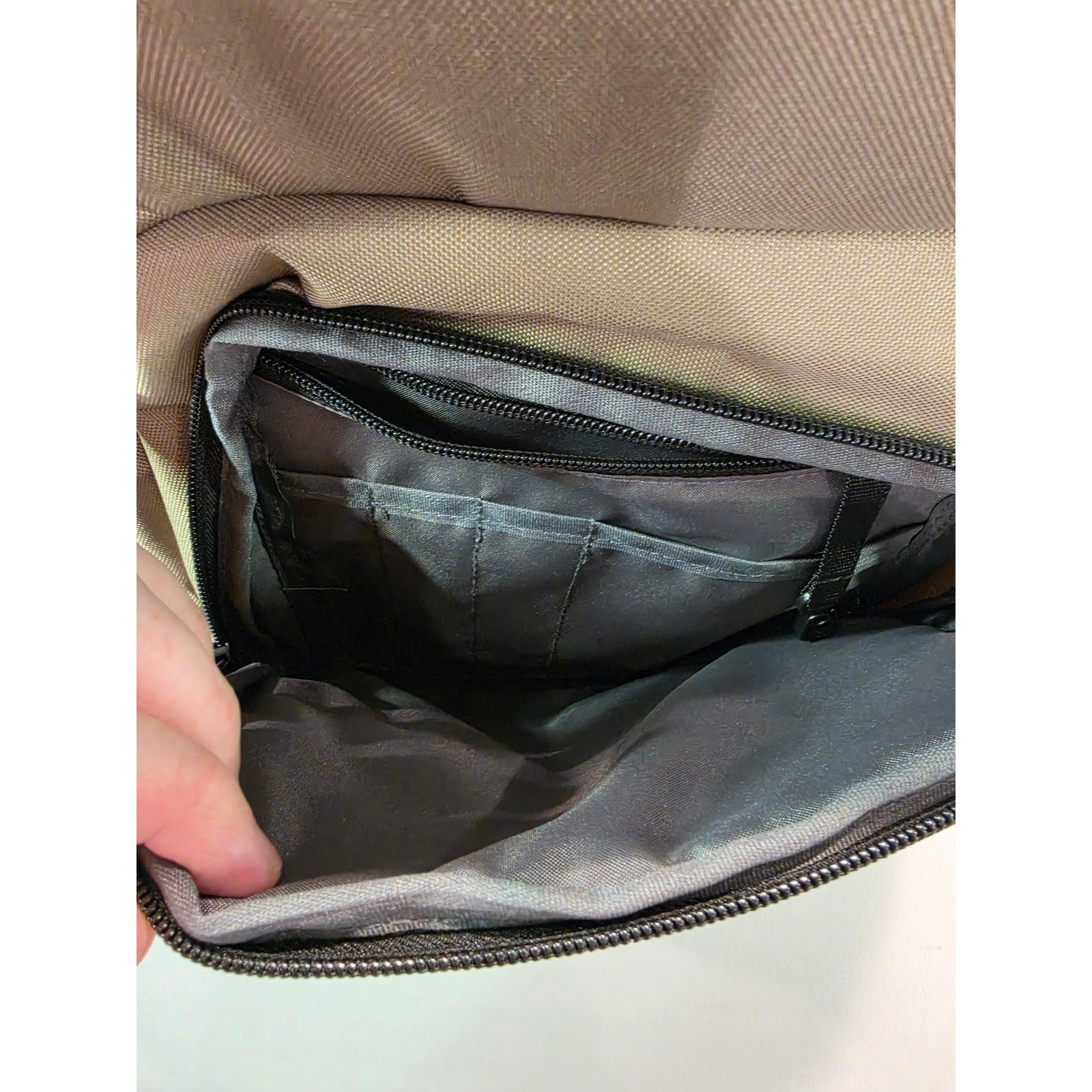 Volcom Variable Backpack Dark Khaki D6532512 Padded Laptop Sleeve New