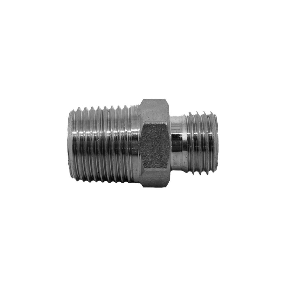 1PAIR For Mini Excavators M14 X 3/8 Npt Fitting Dins Adapter