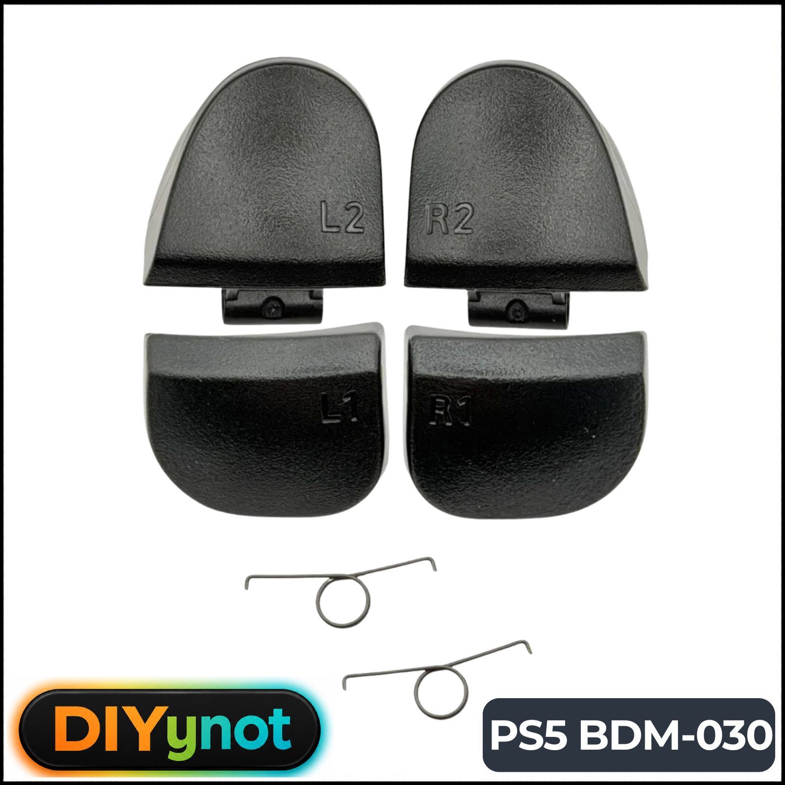L1 L2 R1 R2 Trigger Buttons & Springs Set for PS5 DualSense BDM-030