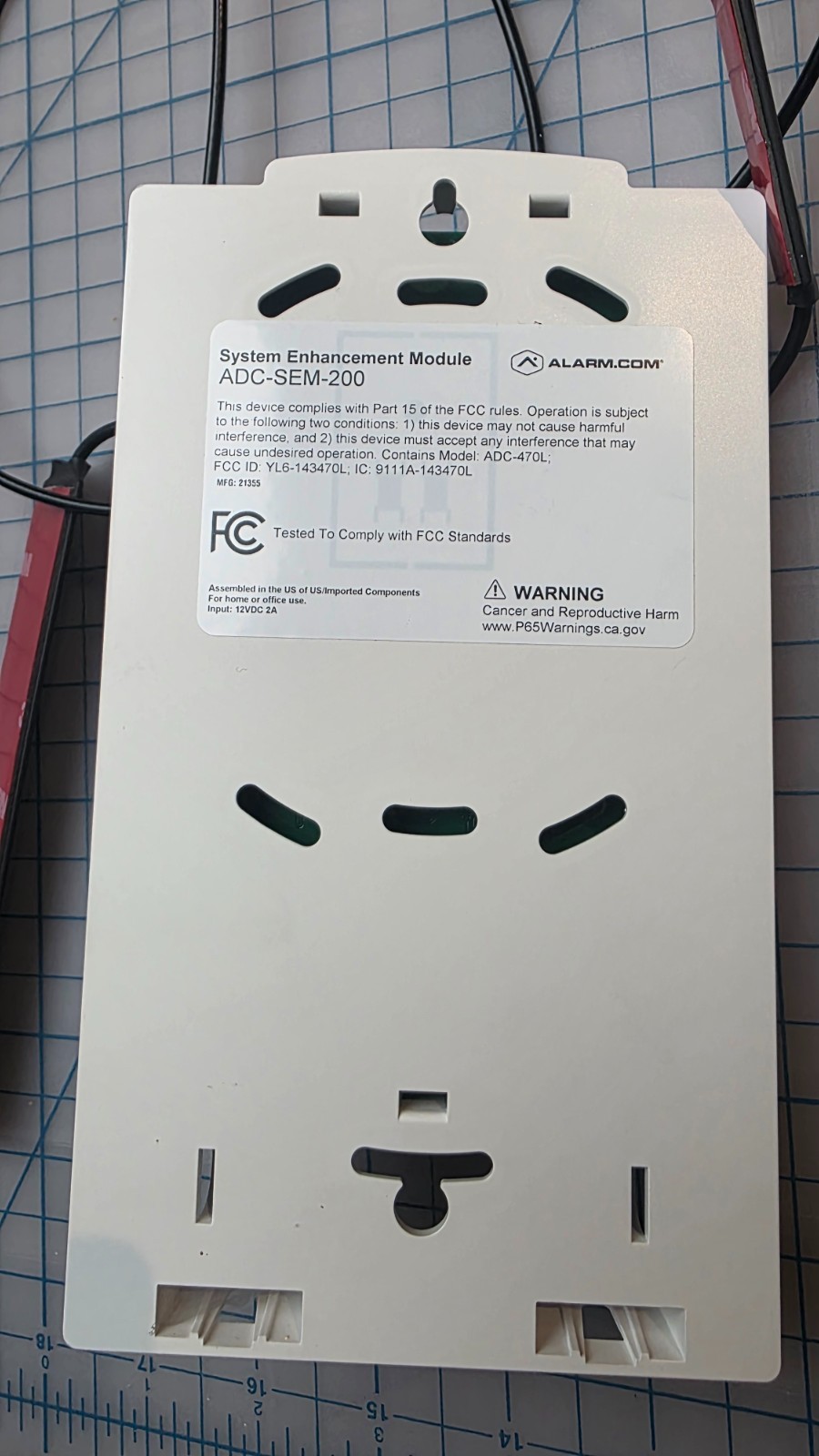 MODULE: ADC-SEM200-SYSTEM ENHANCEMENT -Alarm.com
