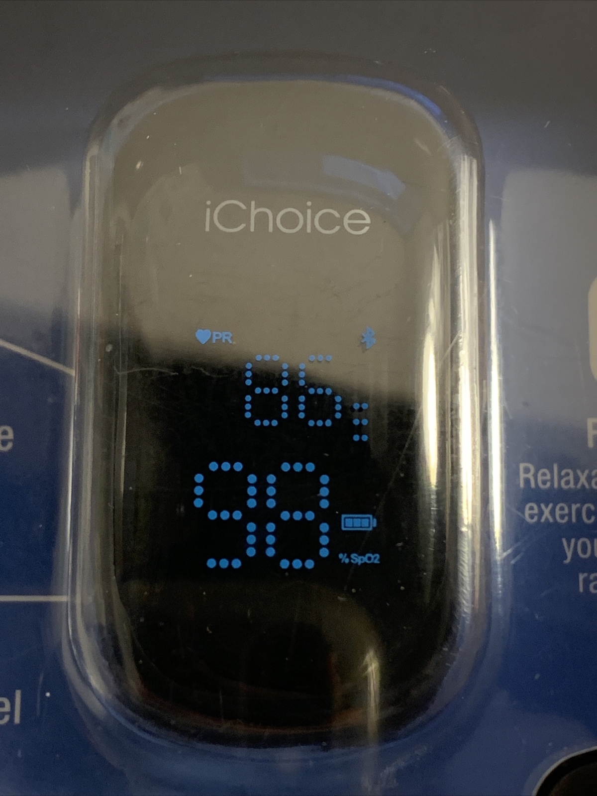 iChoice Smart Pulse Oximeter + Relaxation Coach OX200
