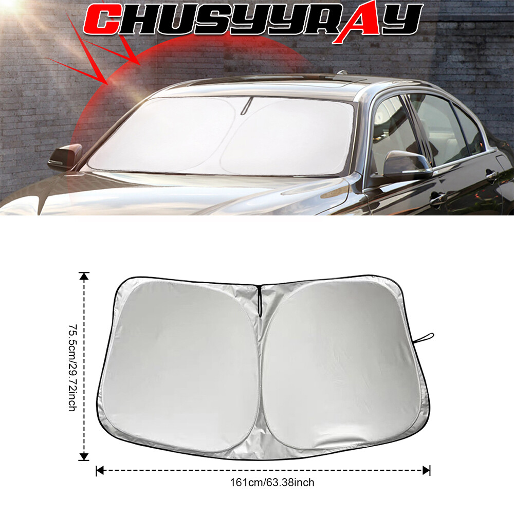For Chevrolet Silverado 2022 Windshield Sun Shade Heat Block Shield Cover Visor