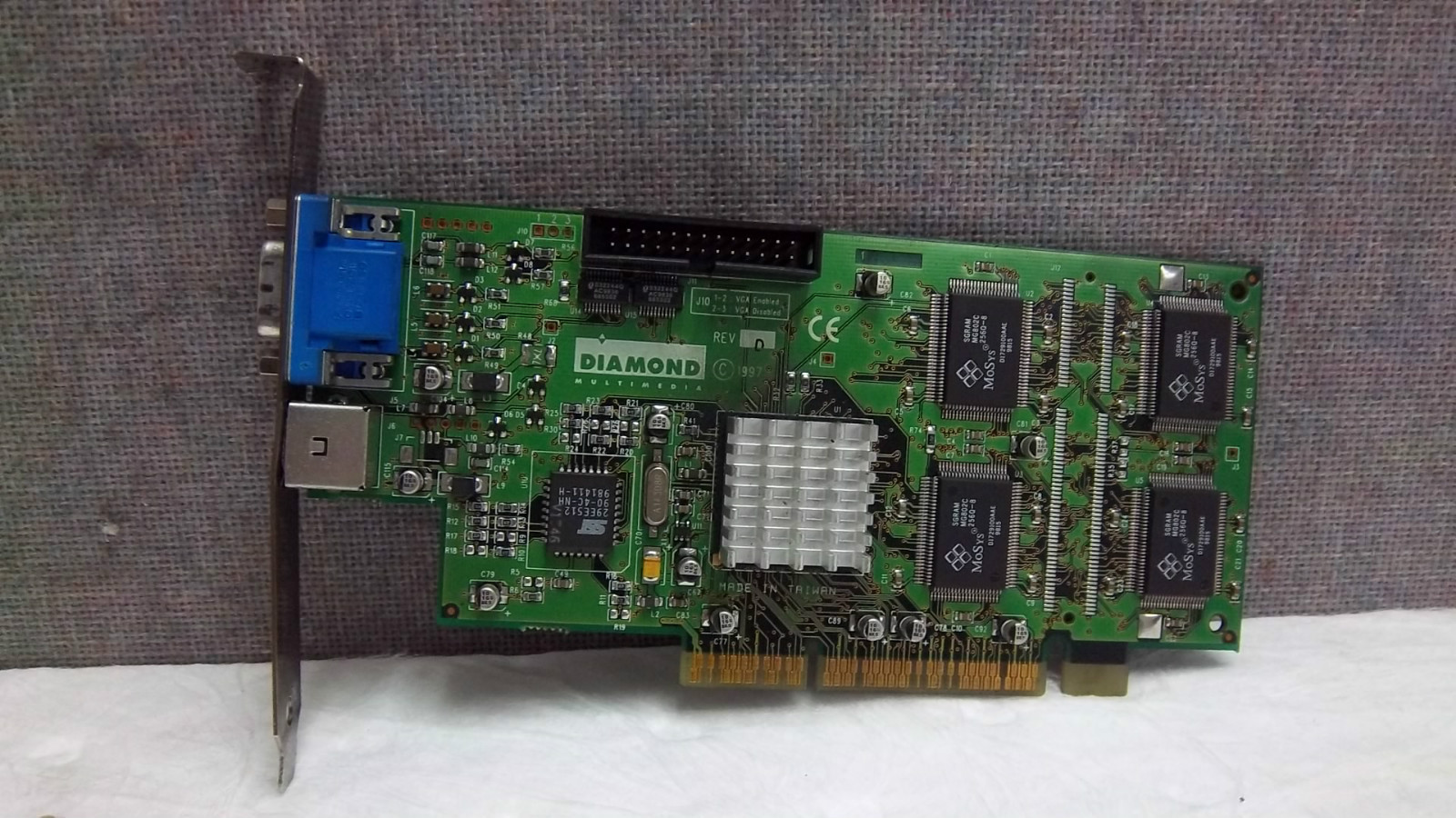 DIAMOND MULTIMEDIA FIRE 1K PRO AGP ATX BOARD 23130023-431 USED 23130023461