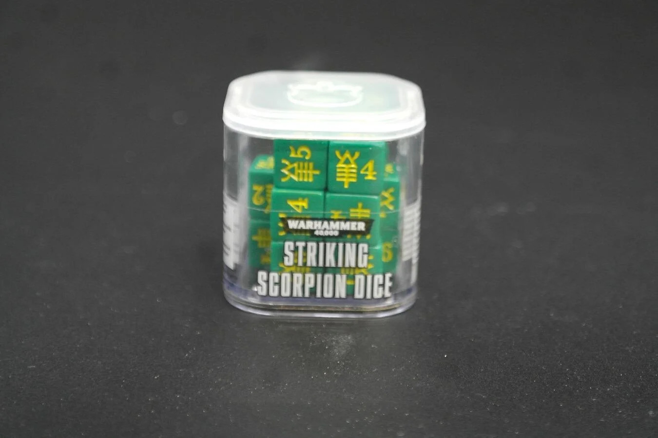 Pre-Loved Striking Scorpion Dice Set – Aeldari 40k | Warmodels