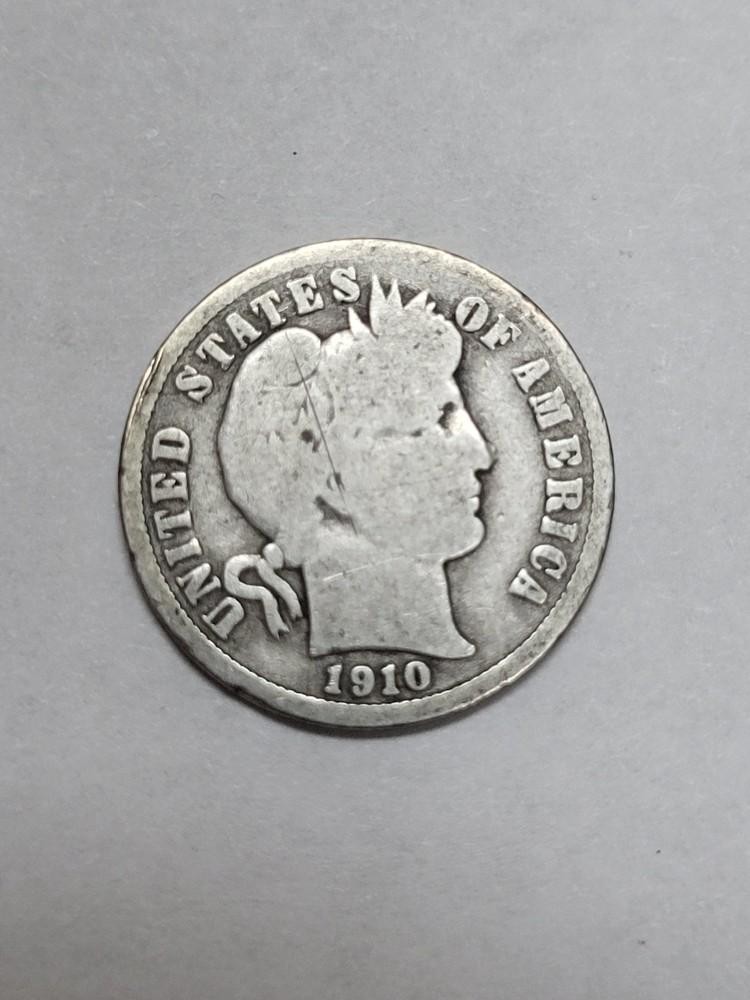 1910 D Barber Dime CHEAP !!!